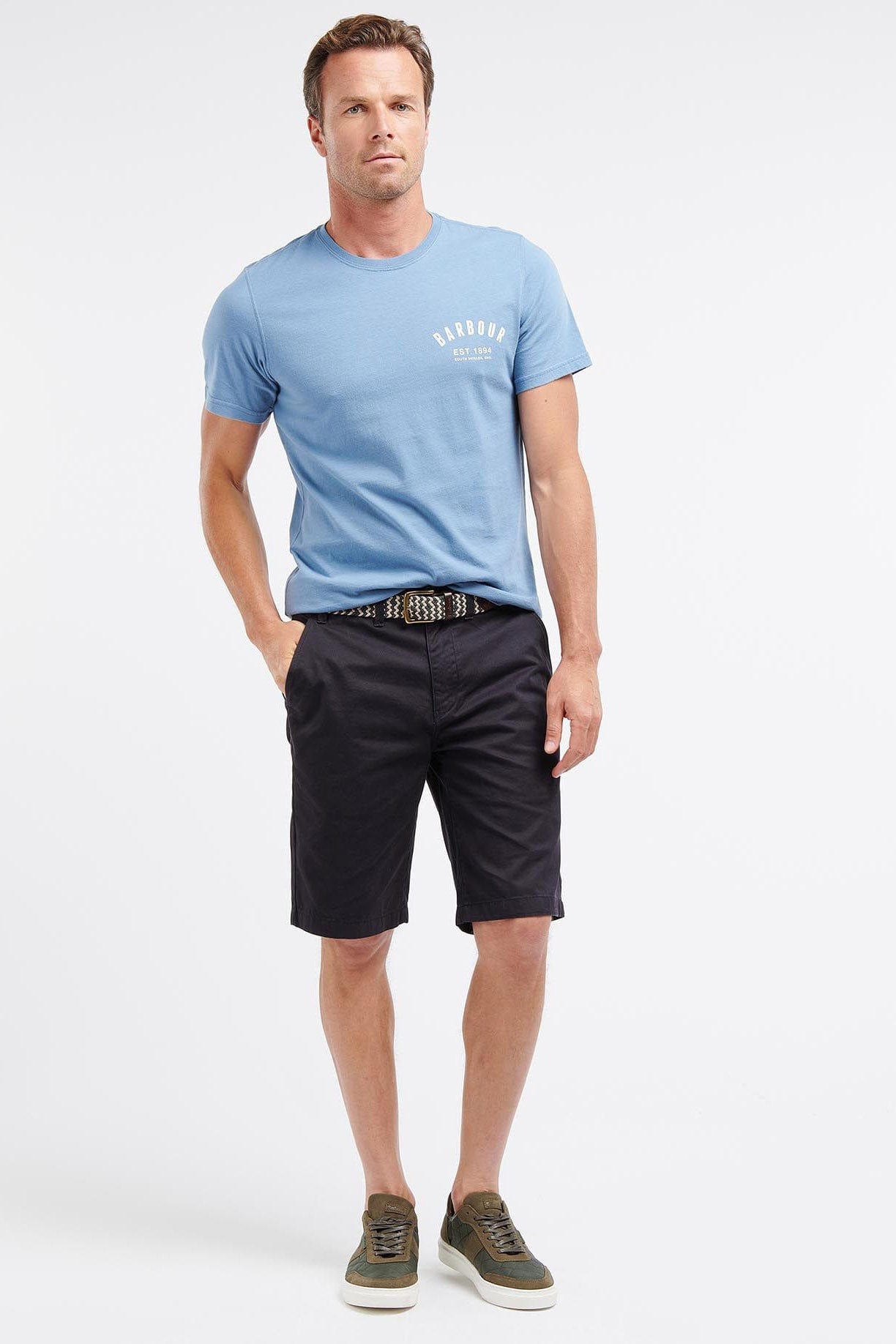 Barbour Preppy T-Shirt - Force Blue