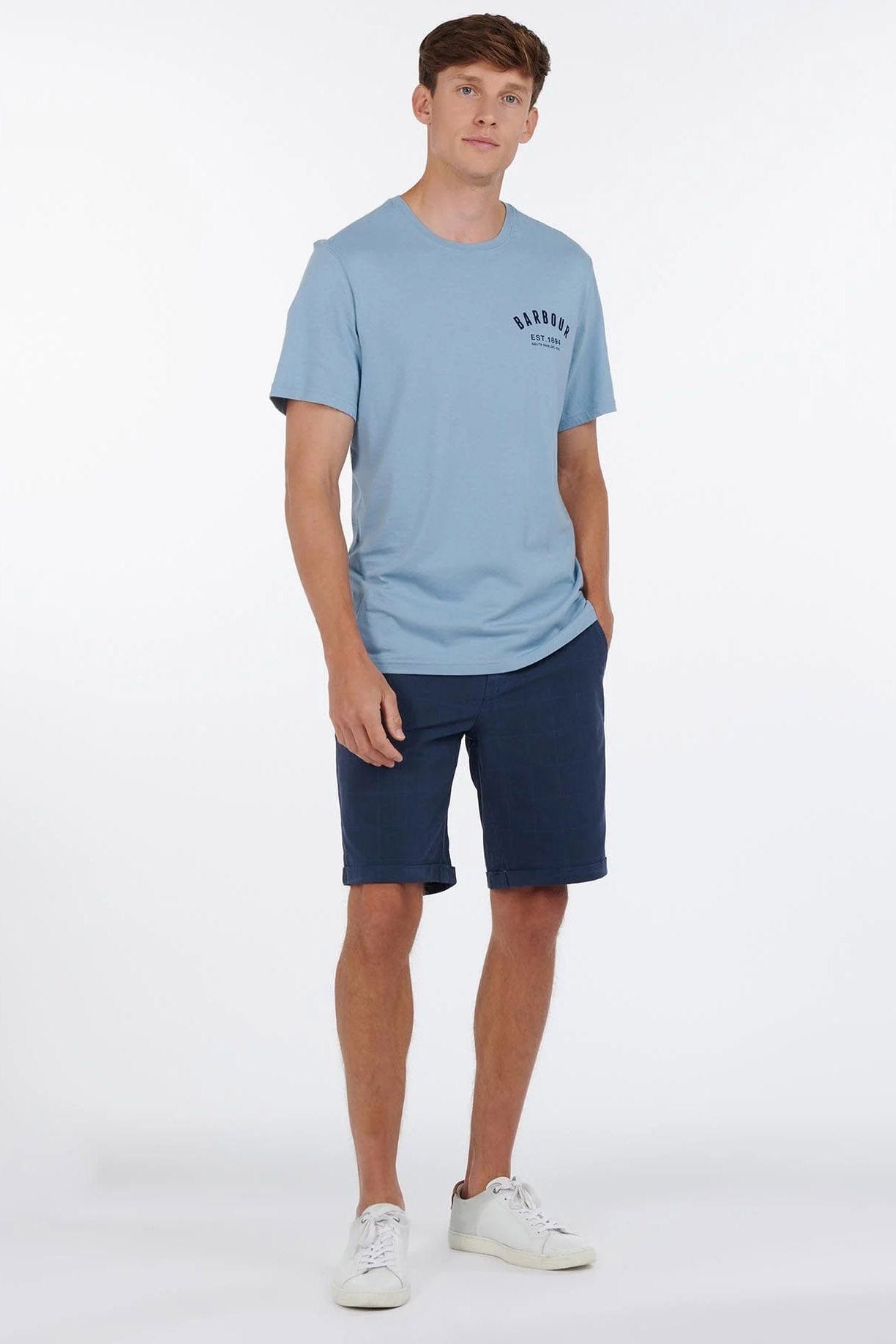 Barbour Preppy Tee - Powder Blue