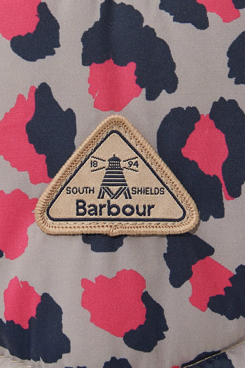 Barbour Printed Bracken Quilt Jacket - Starling Pink Dahlia