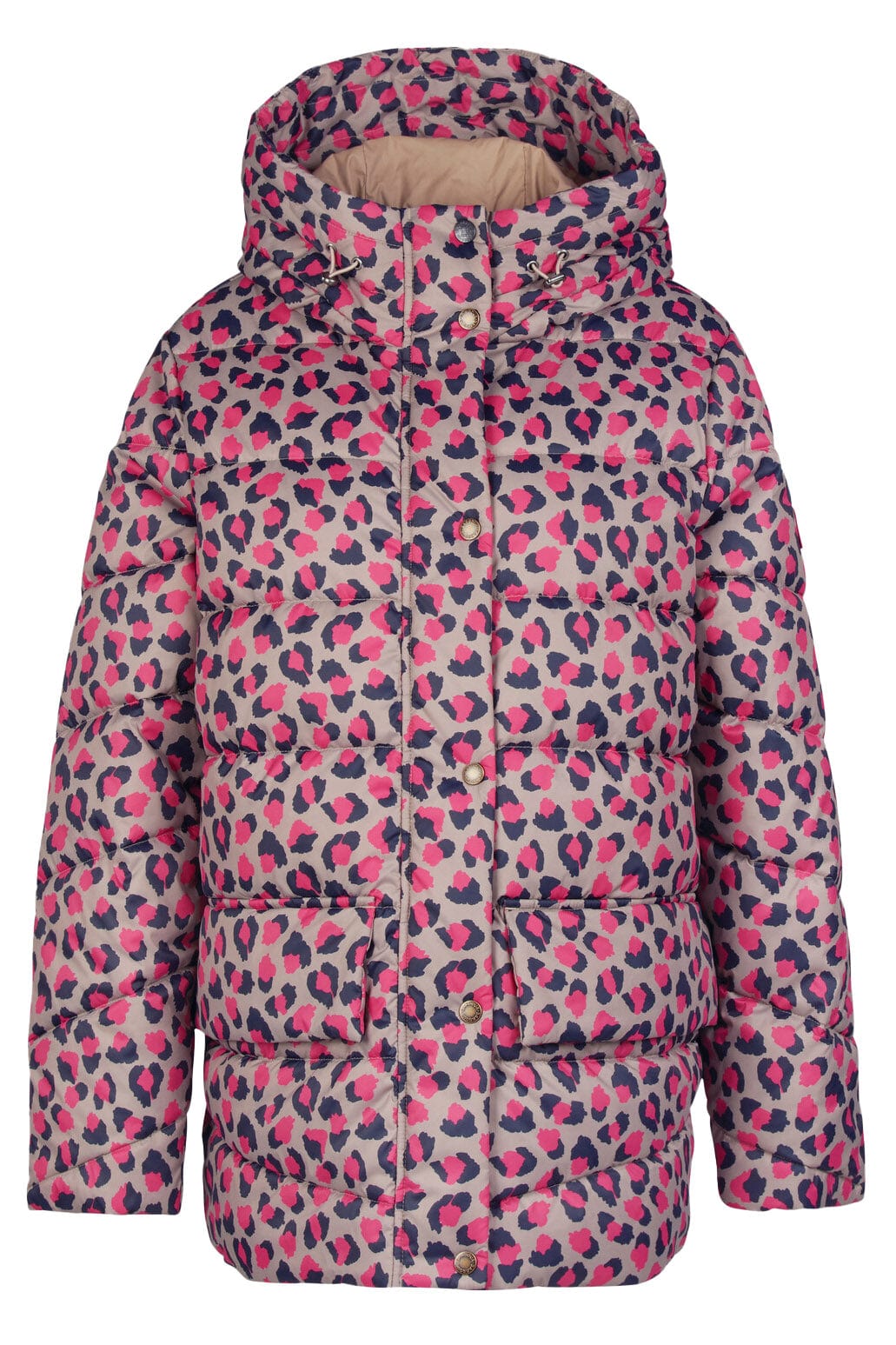 Barbour Printed Bracken Quilt Jacket - Starling Pink Dahlia