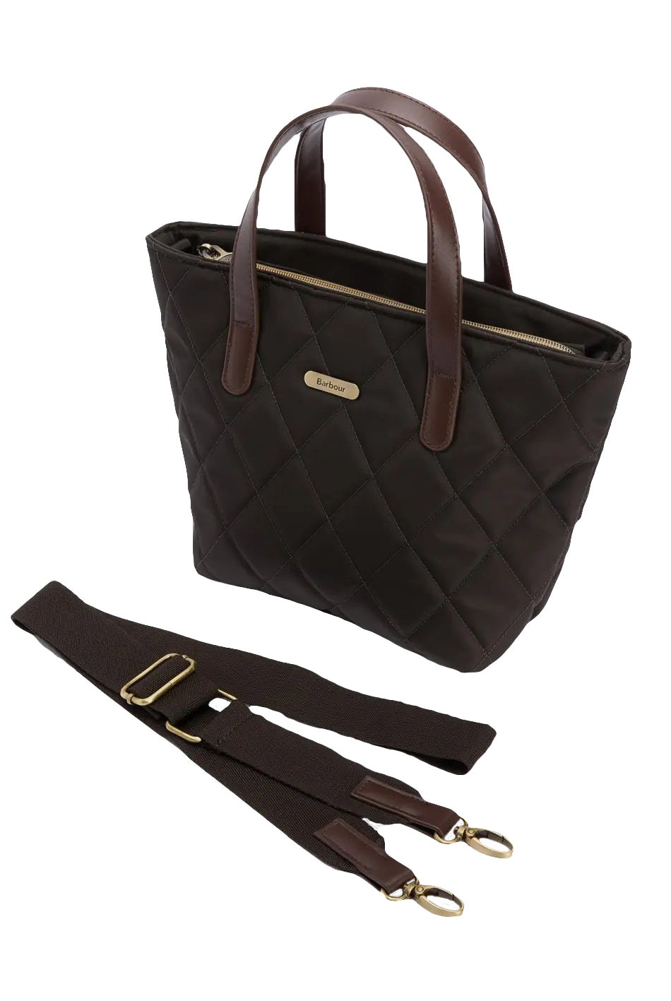 Barbour Quilted Mini Tote Bag - Olive LBA0431_OL75_OS