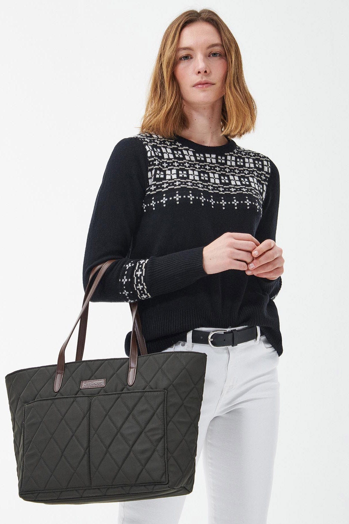 Barbour Quilted Tote Bag - Olive LBA0395_OL71_OS