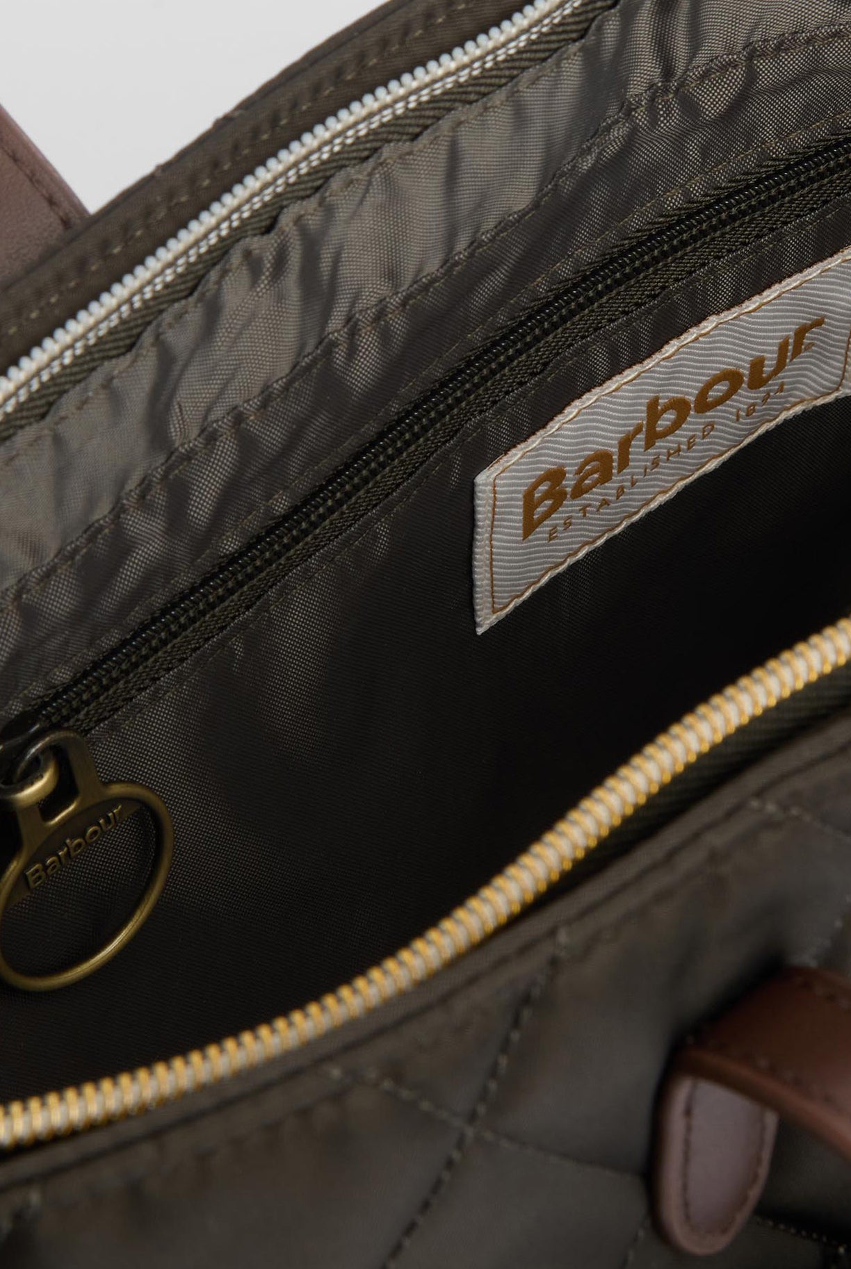 Barbour Quilted Tote Bag - Olive LBA0395_OL75_OS