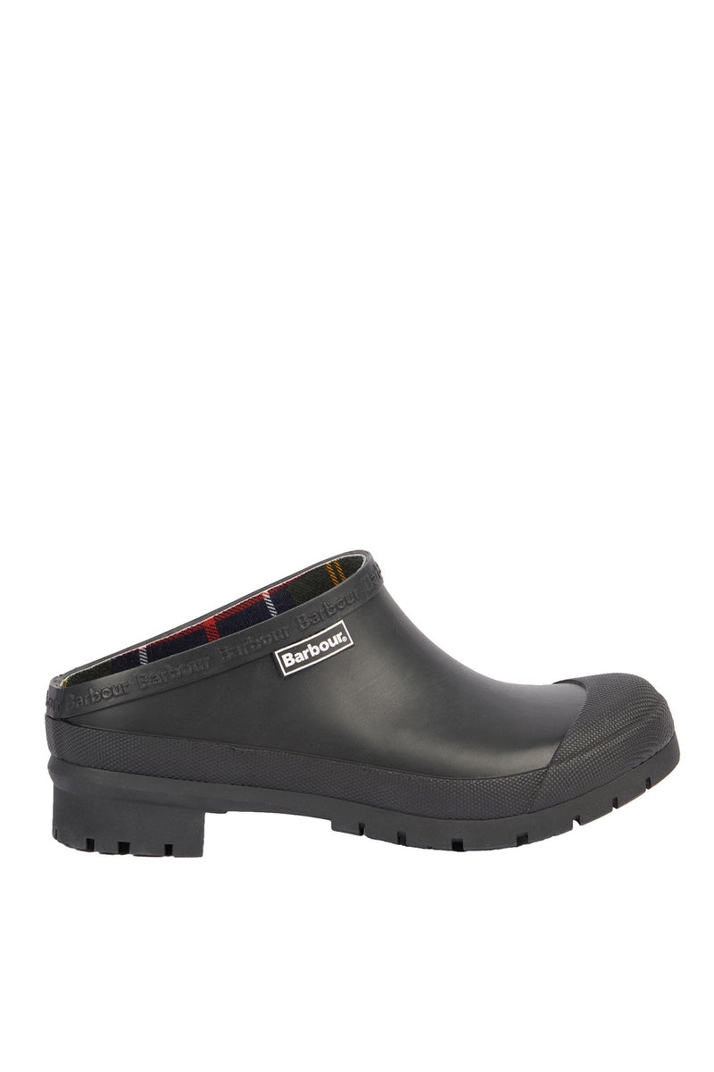 Barbour Quinn Welly Clogs Black Potters of Buxton