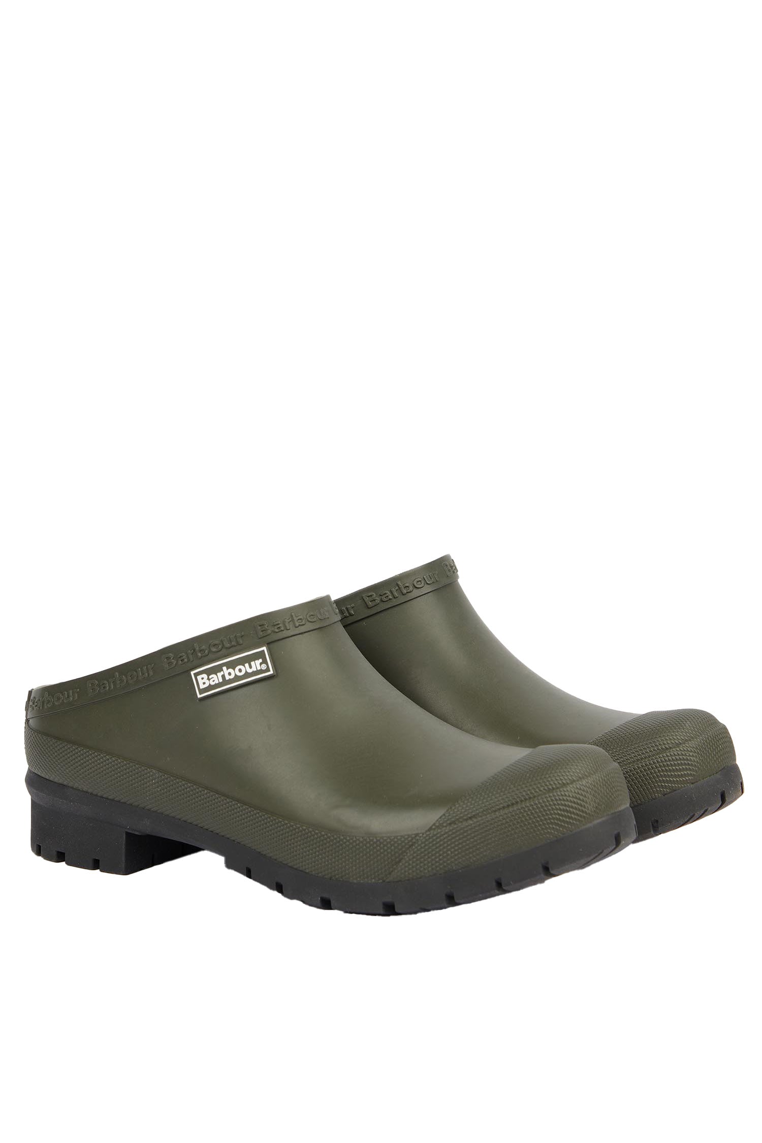 Barbour Quinn Welly Clogs - Olive
