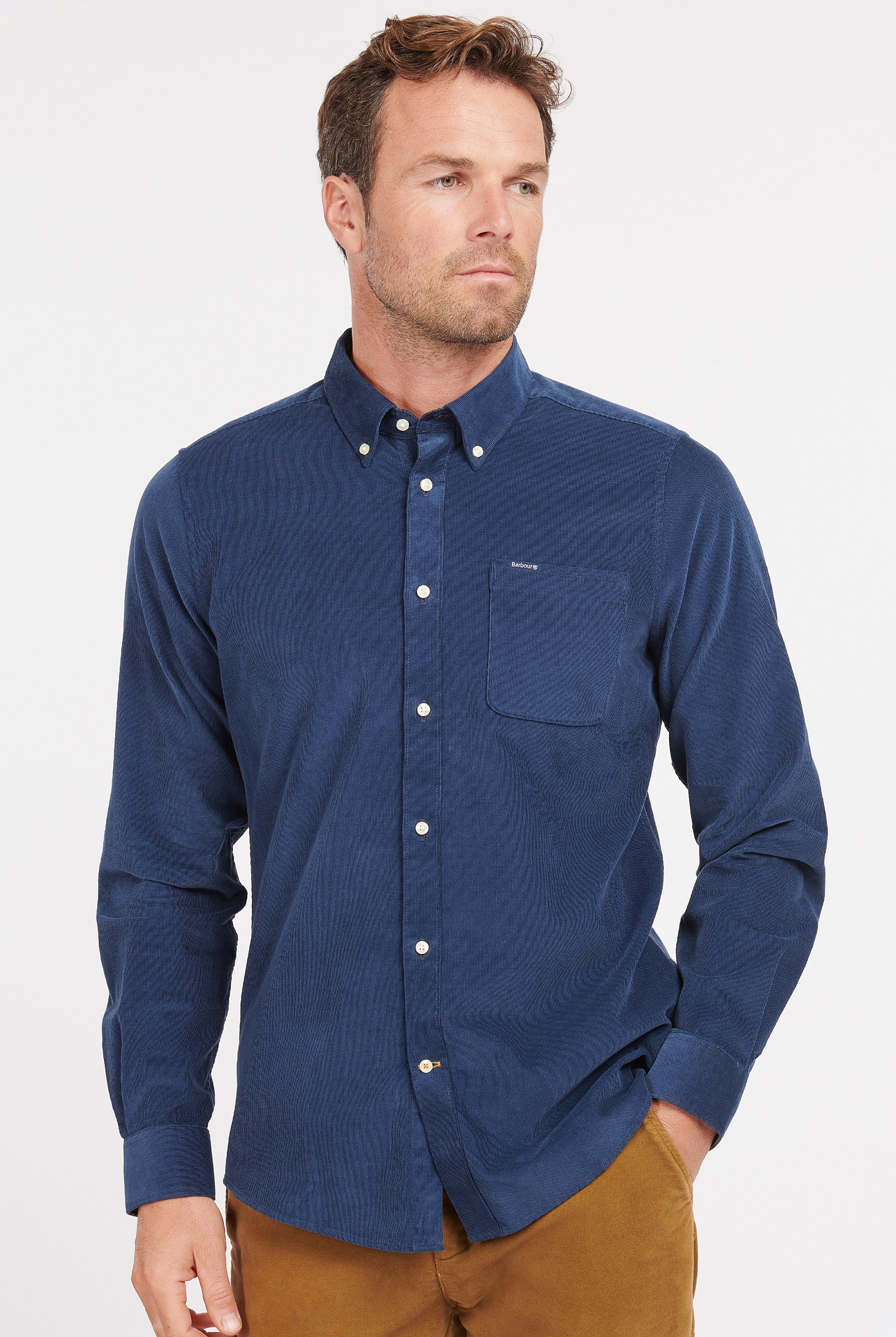 Barbour Ramsey Tartan Flannel Shirt - Dark Denim