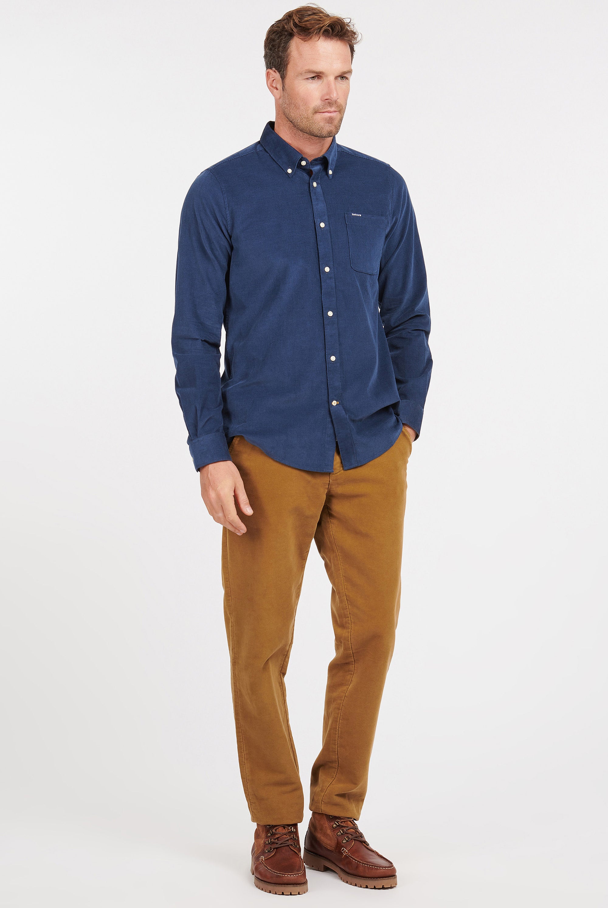 Barbour Ramsey Tartan Flannel Shirt - Dark Denim