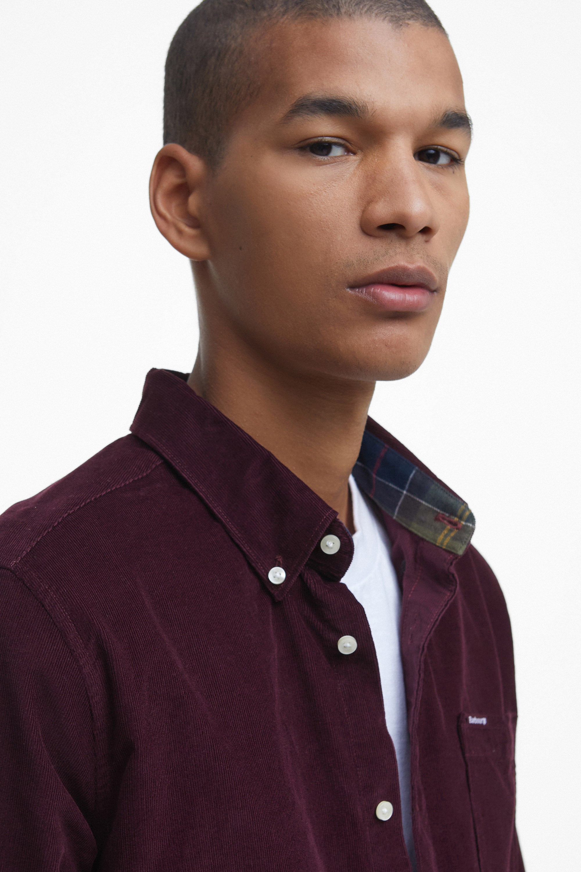 Barbour Ramsey Tartan Flannel Shirt - Winter Red
