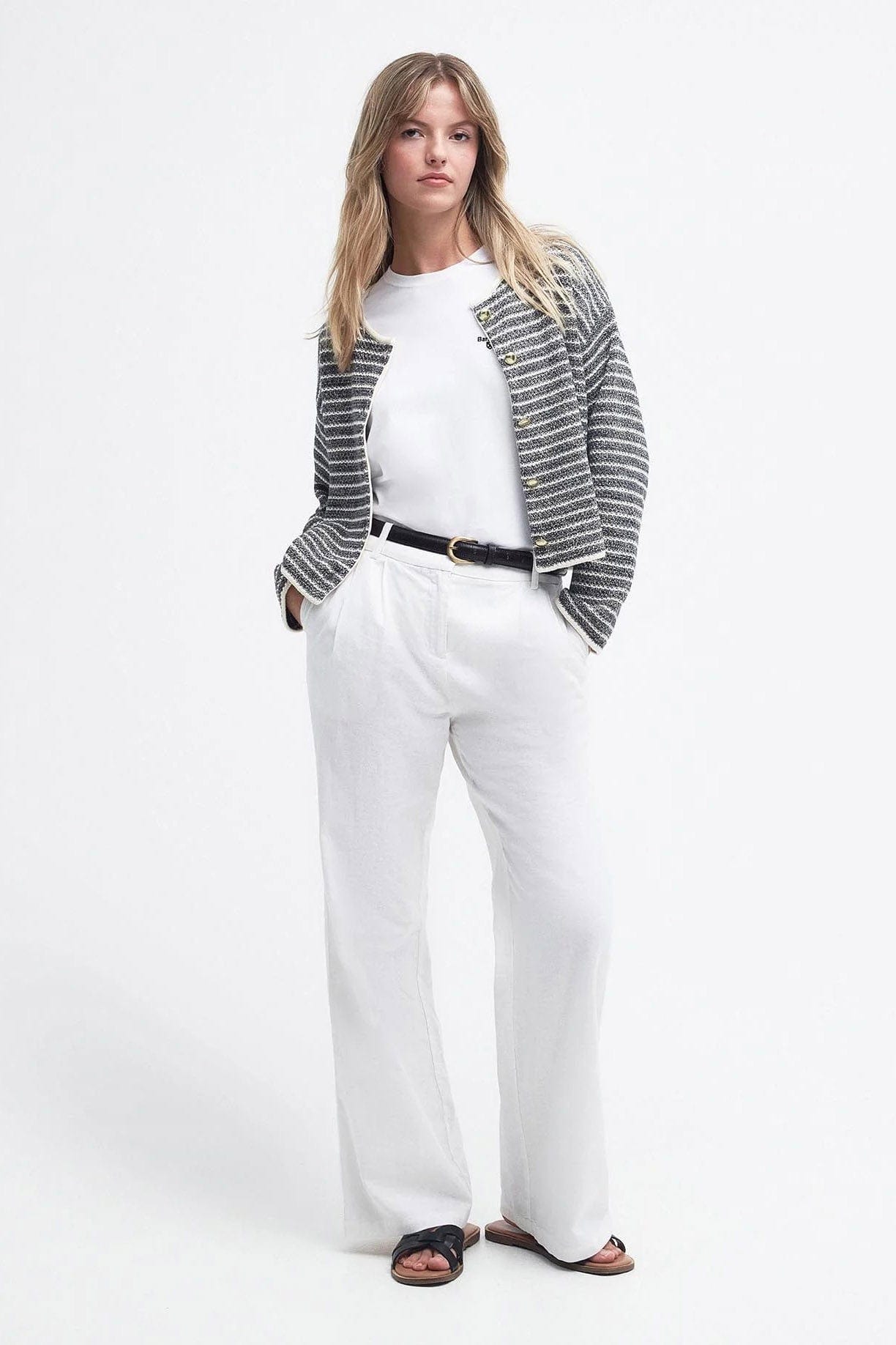 Barbour Reil Cardigan - Multi Stripe