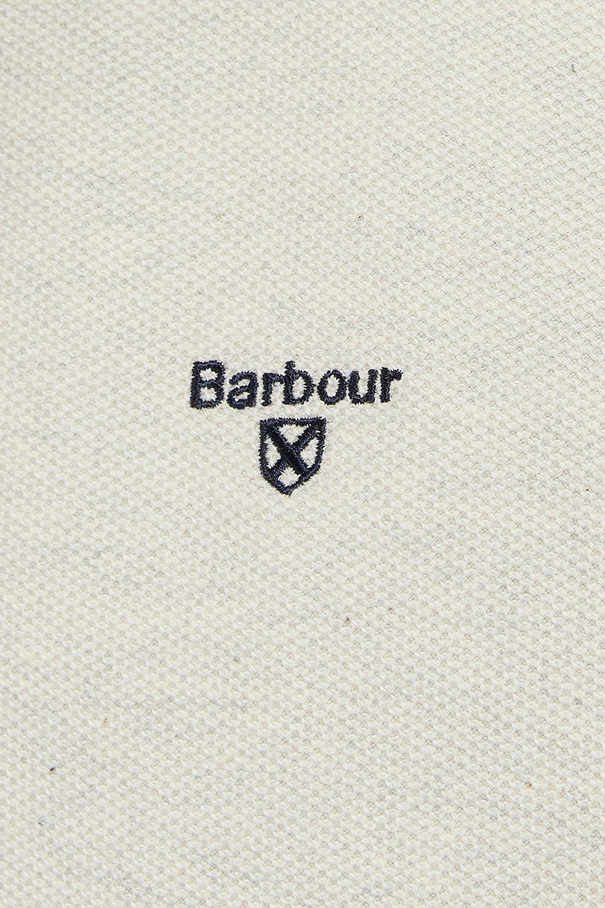 Barbour Rigg Half Zip - Ecru