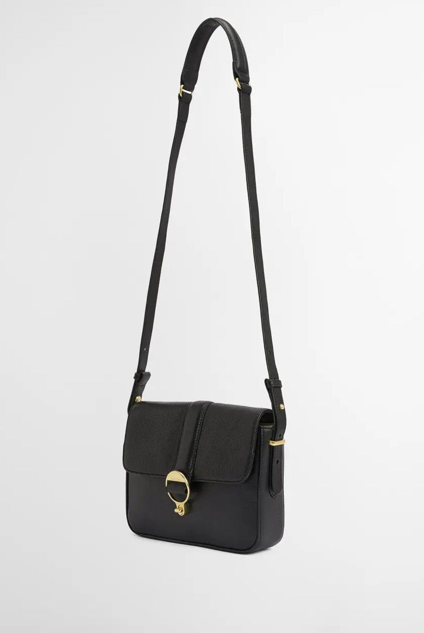 Barbour Rosa Leather Crossbody Bag - Black LBA0491_BK11_OS