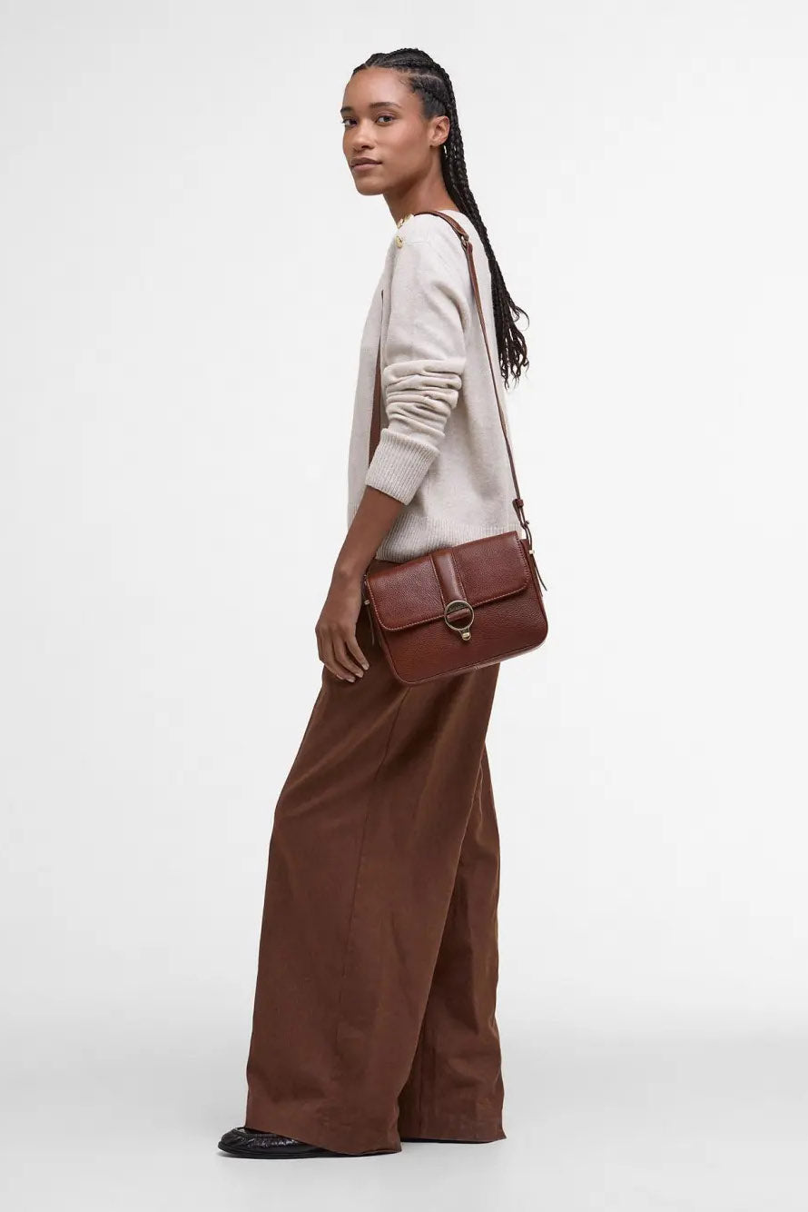 Barbour Rosa Leather Crossbody Bag - Brown LBA0491_BR11_OS