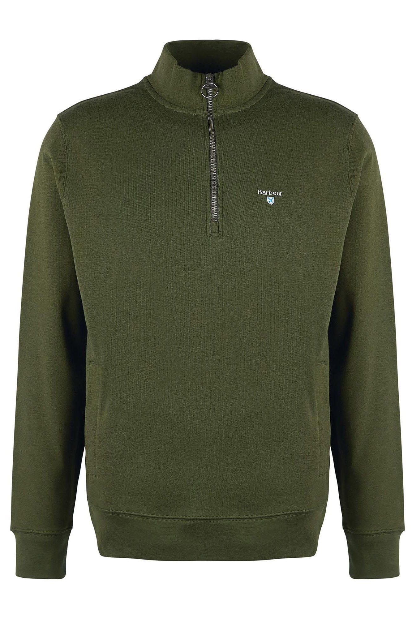 Barbour Rothley Half Zip - Olive