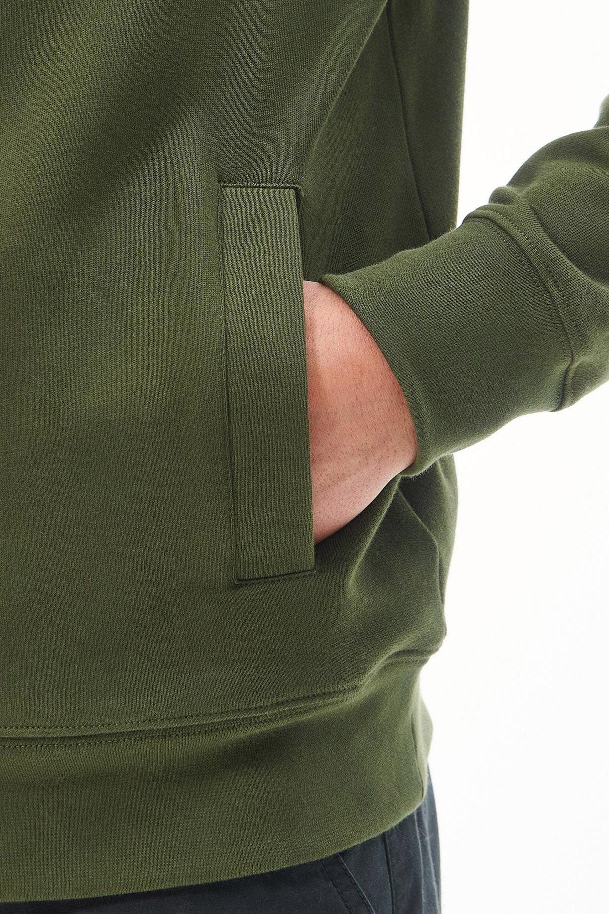 Barbour Rothley Half Zip - Olive