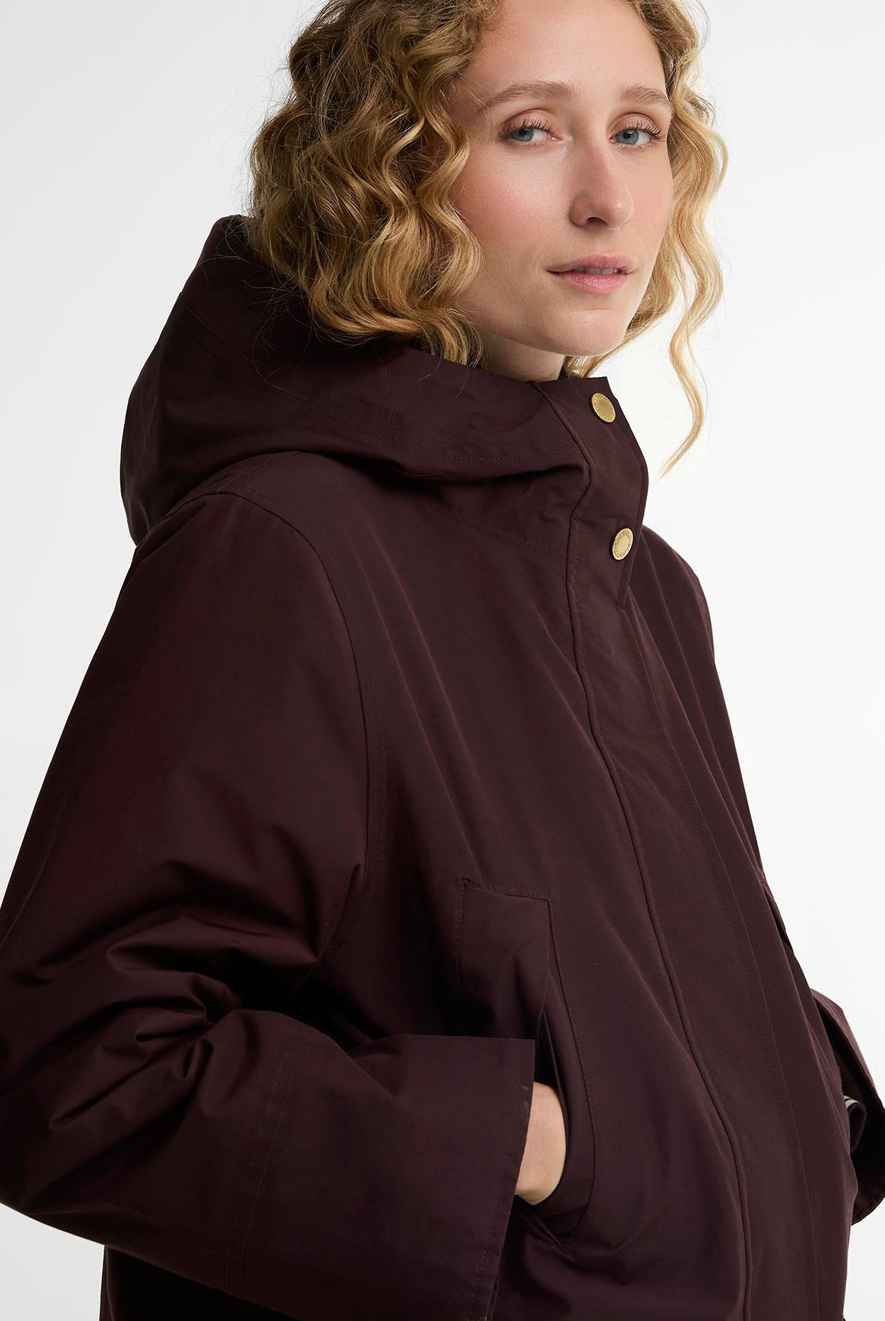 Barbour Rotsea Waterproof Jacket - Fig/Muted