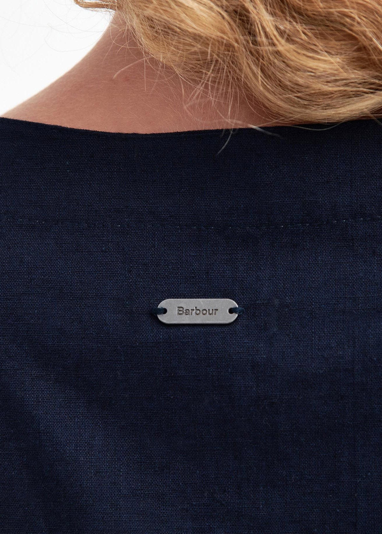 Barbour Rutherglen Sleeveless Midi Dress - Classic Navy