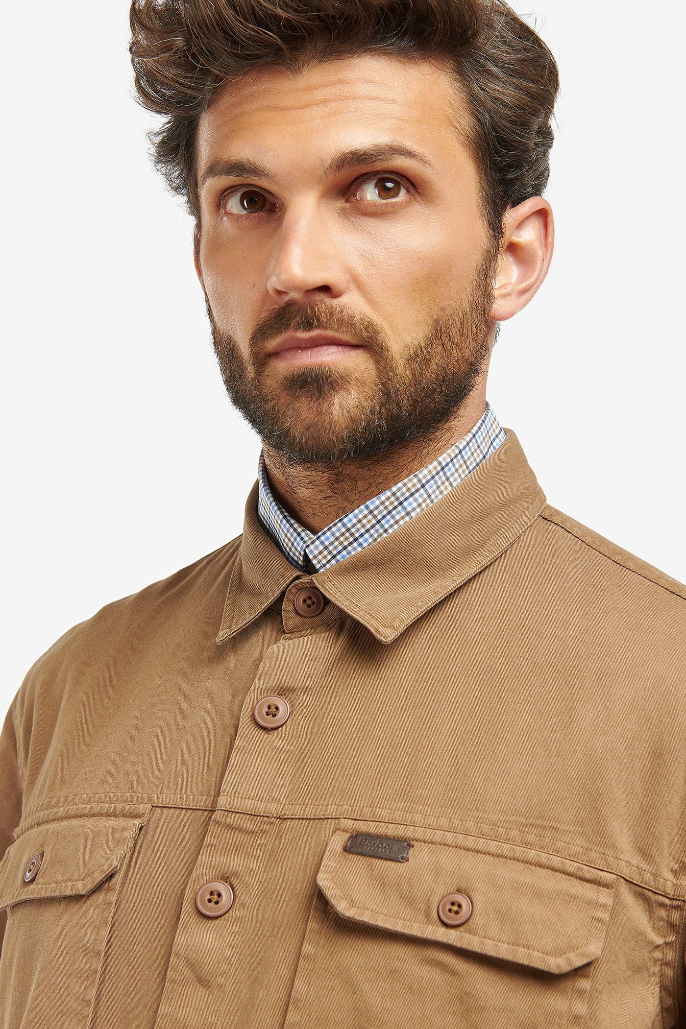 Barbour Rydale Overshirt - Dark Sand