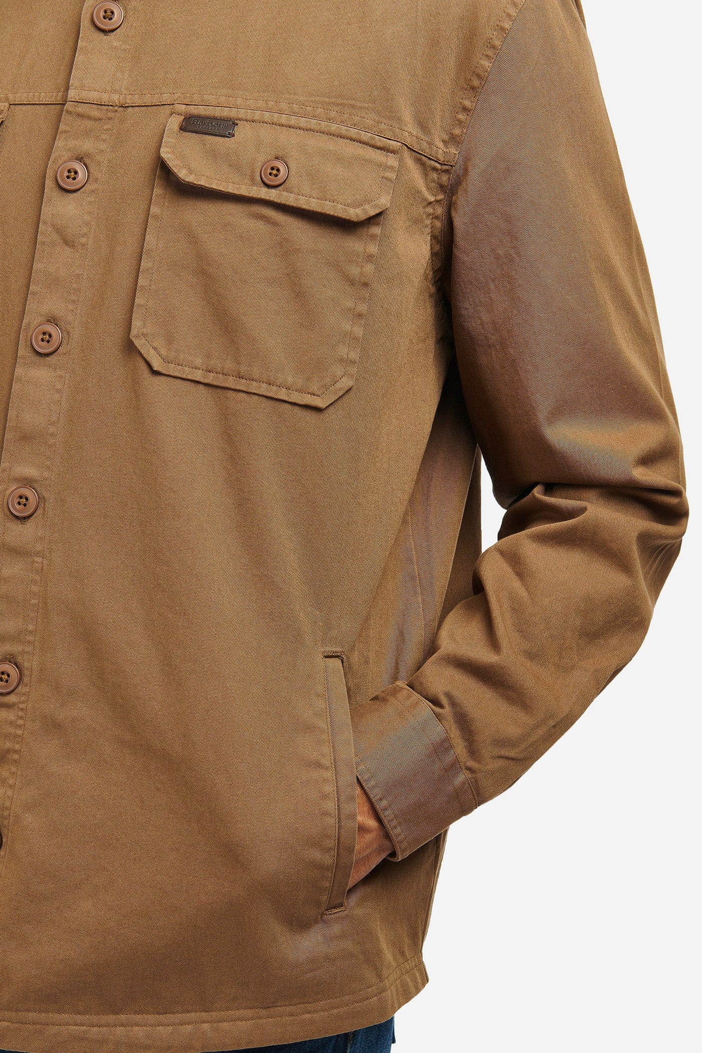 Barbour Rydale Overshirt - Dark Sand
