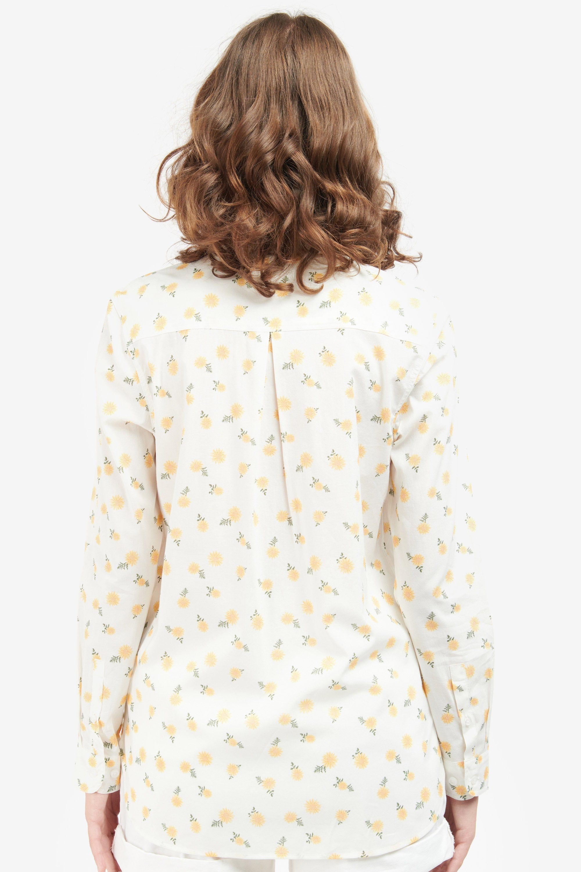 Barbour Safari Shirt - Cloud/Sunflower Print