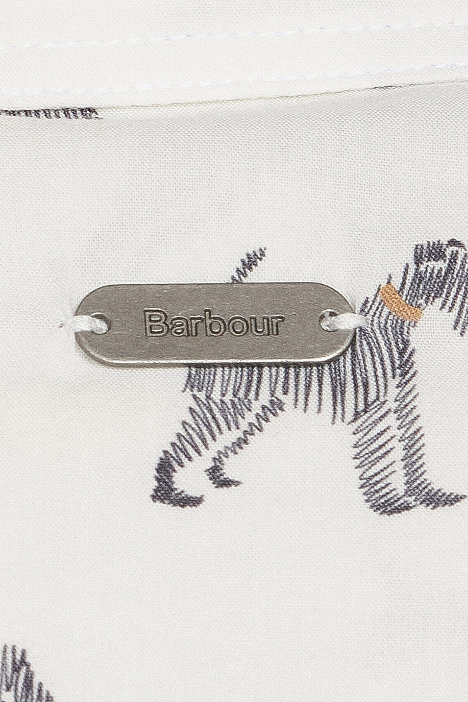 Barbour Safari Shirt - Off White Country Print