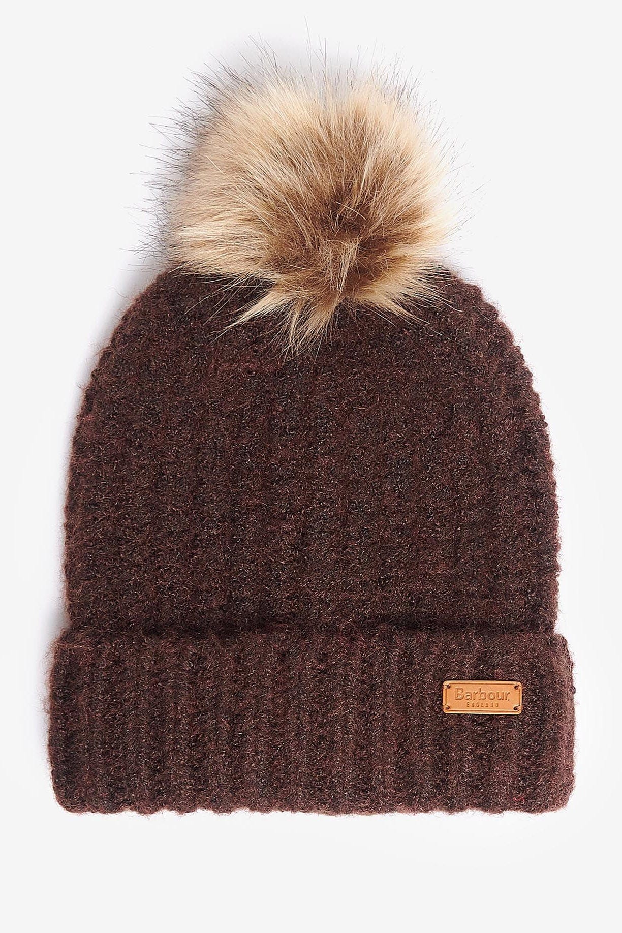 Barbour Saltburn Beanie & Tartan Scarf Gift Set - Chocolate LGS0077_BR91_OS