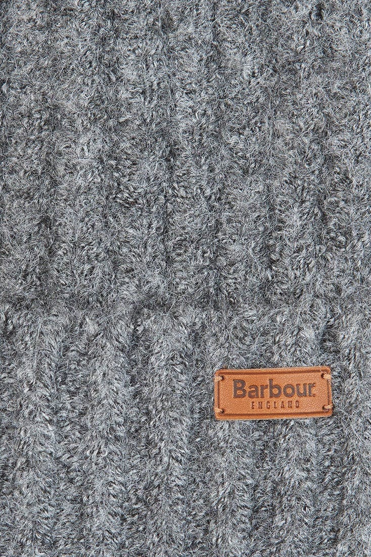Barbour Saltburn Beanie & Tartan Scarf Gift Set - Grey Rose LGS0077_GY31_OS