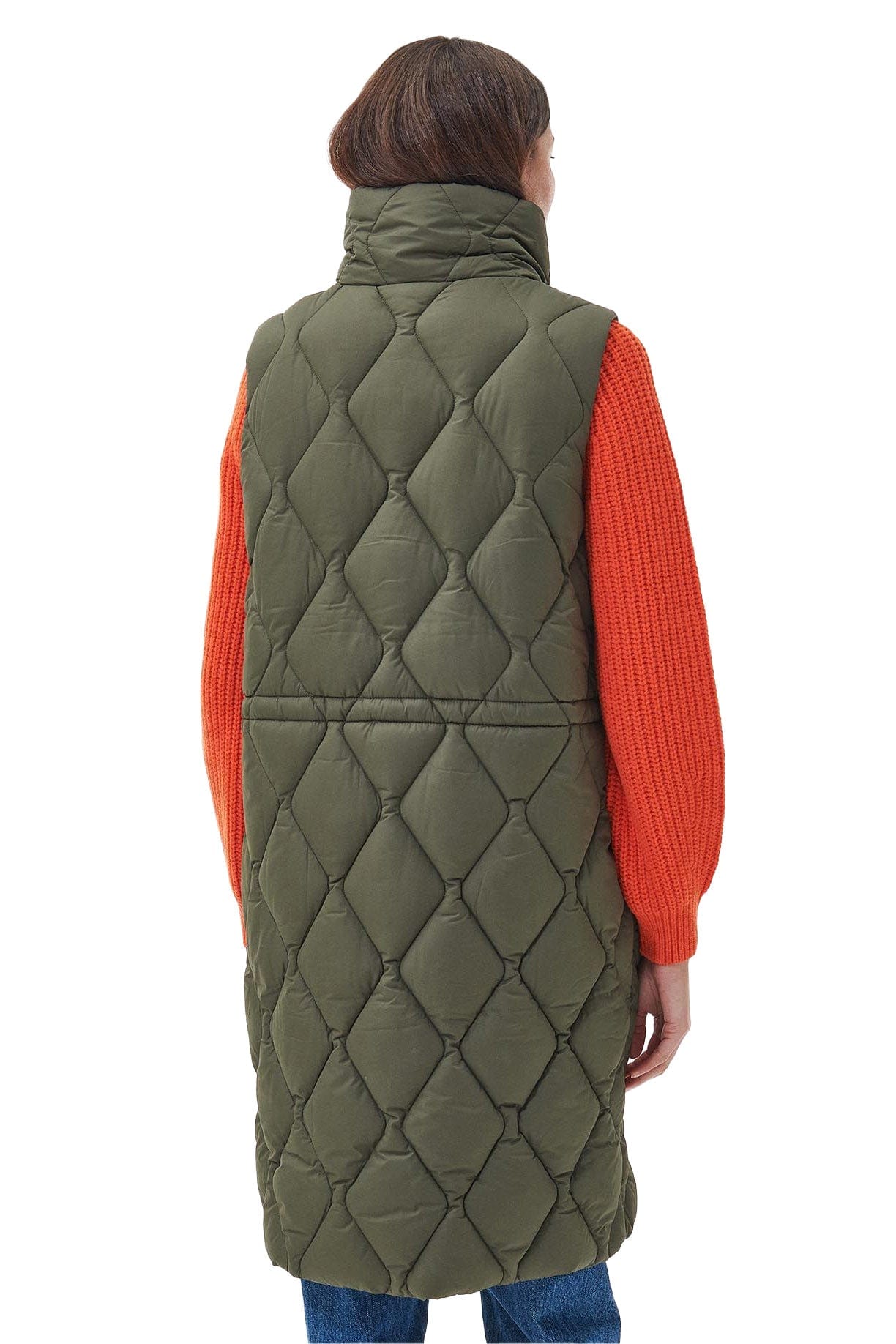 Barbour Samphire Quilted Gilet - Deep Olive
