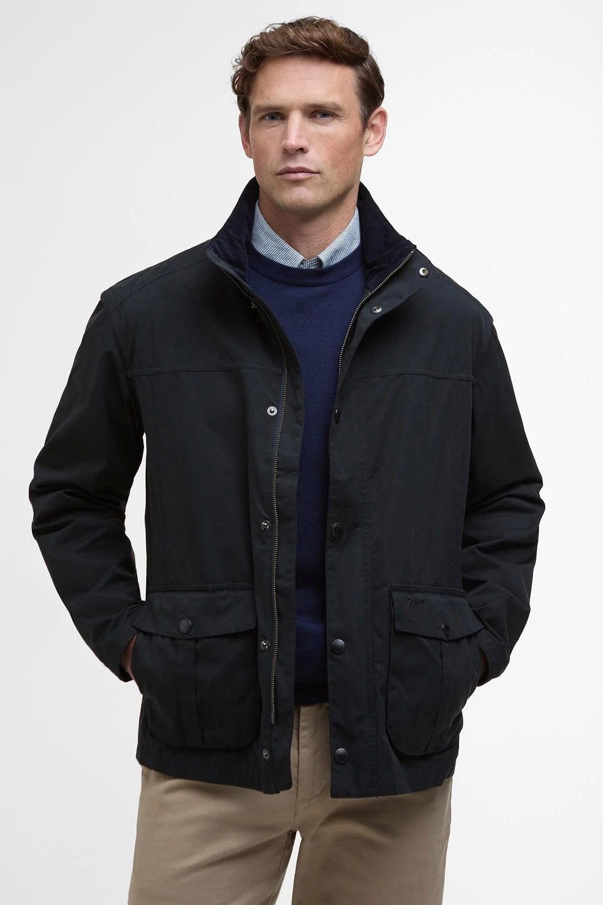 Barbour Sander Casual Jacket - Navy