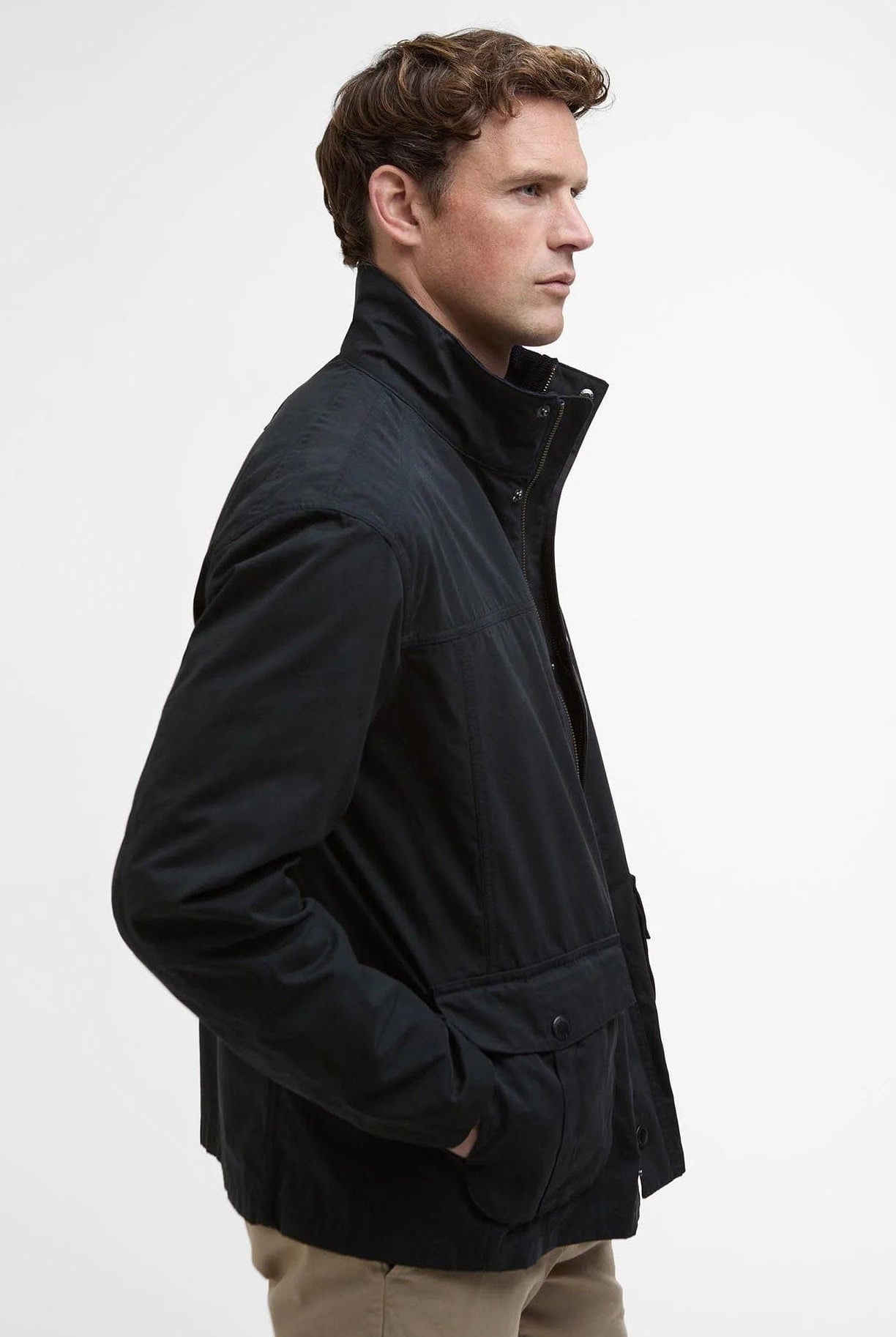 Barbour Sander Casual Jacket - Navy