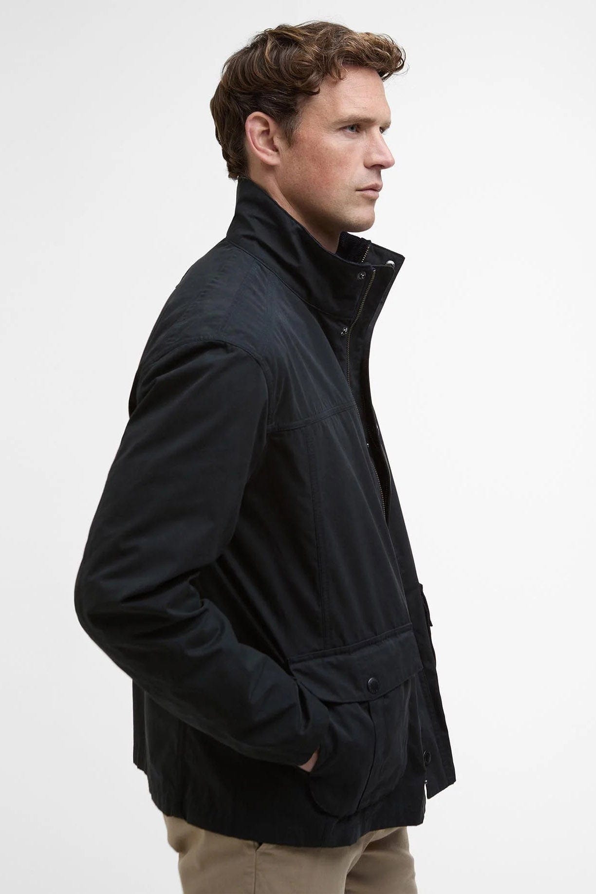 Barbour Sander Casual Jacket - Navy