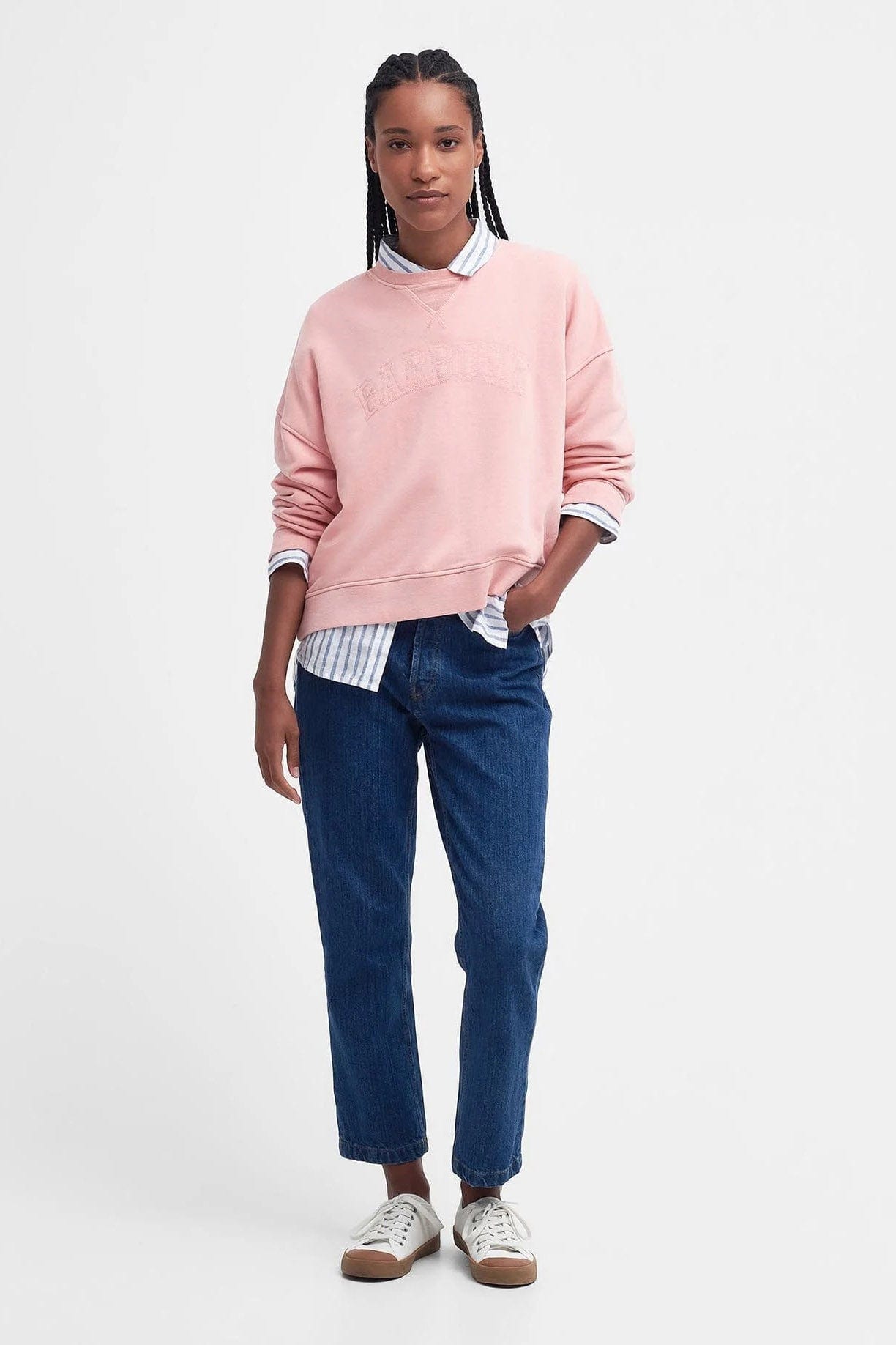 Barbour Sandgate Sweatshirt - Shell Pink