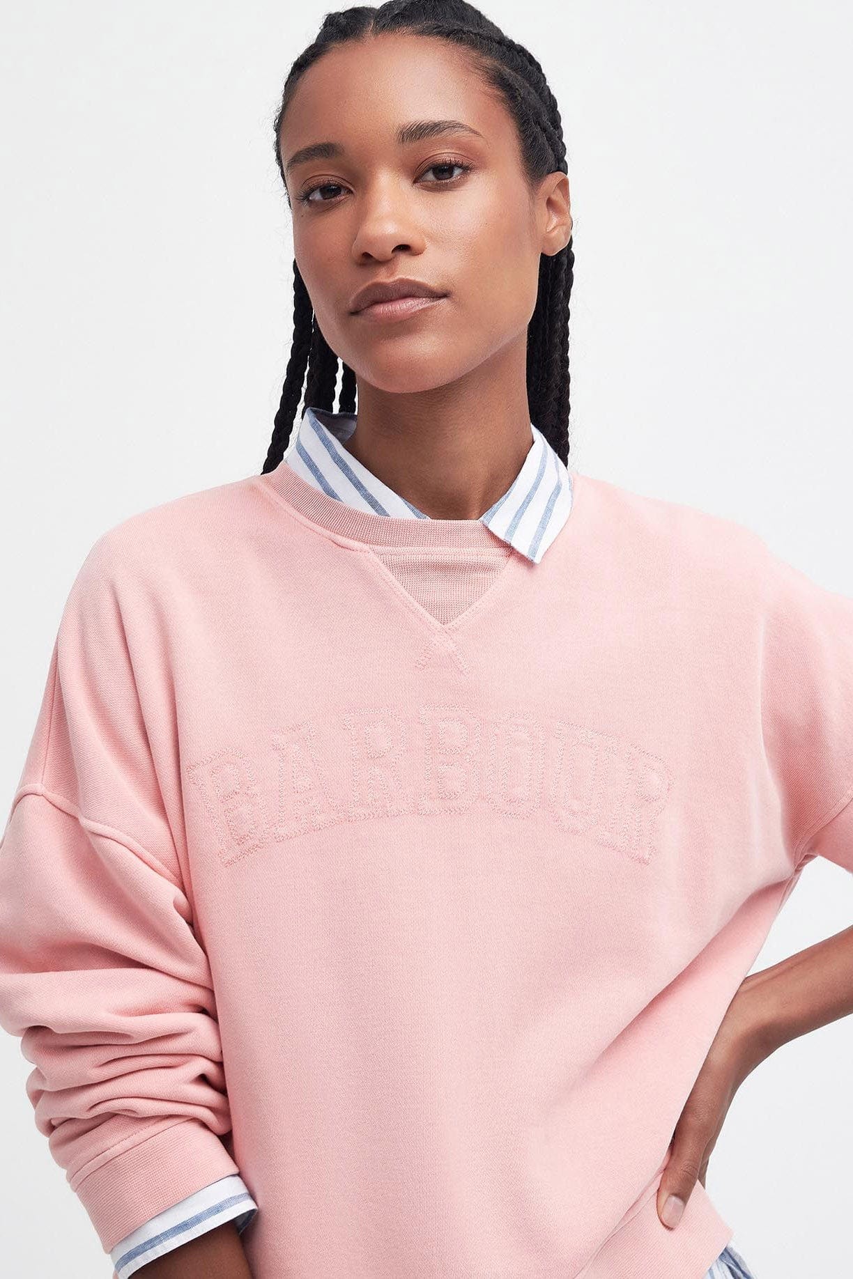 Barbour Sandgate Sweatshirt - Shell Pink