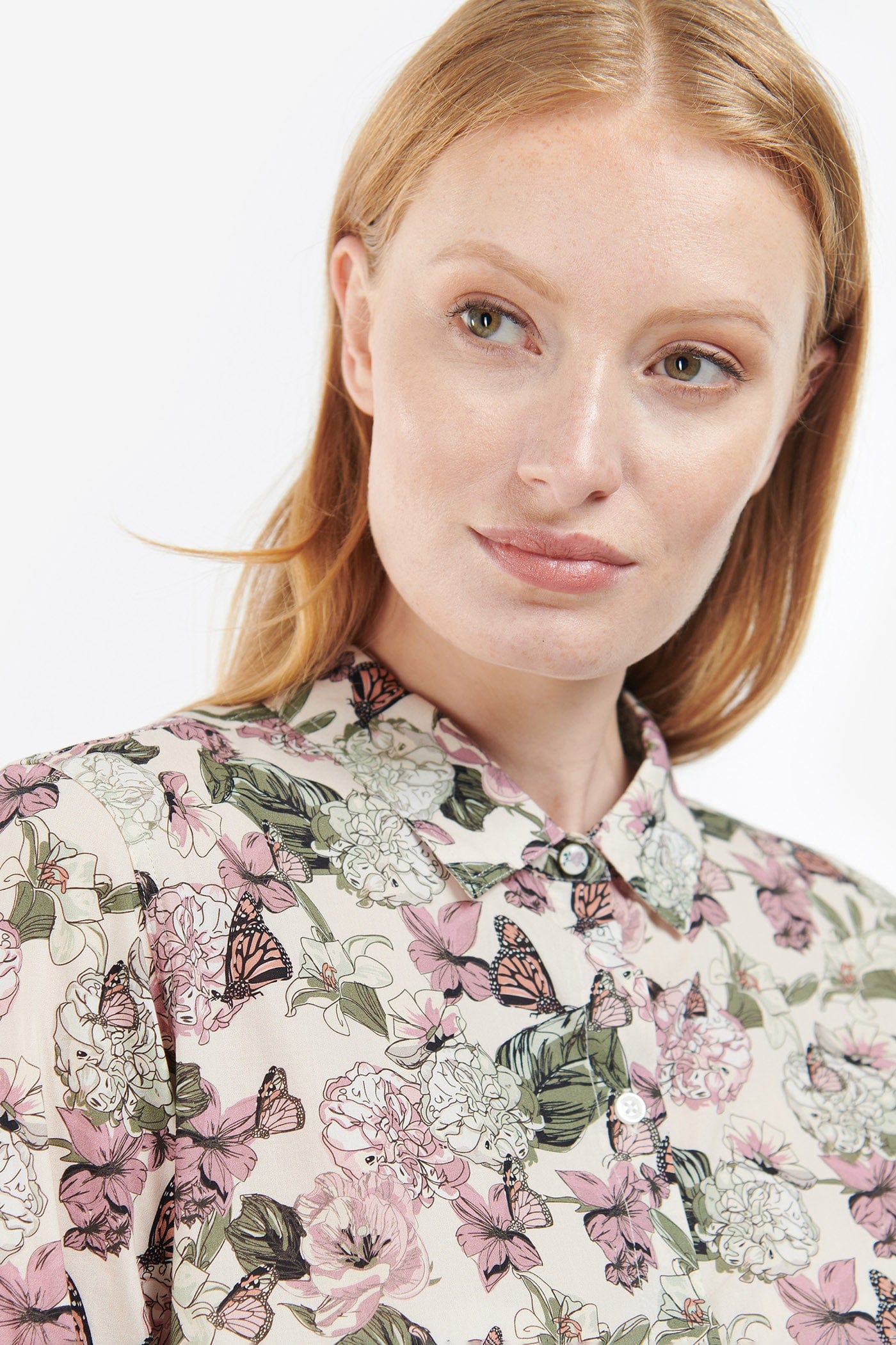 Barbour Scarlet Shirt - Cloud