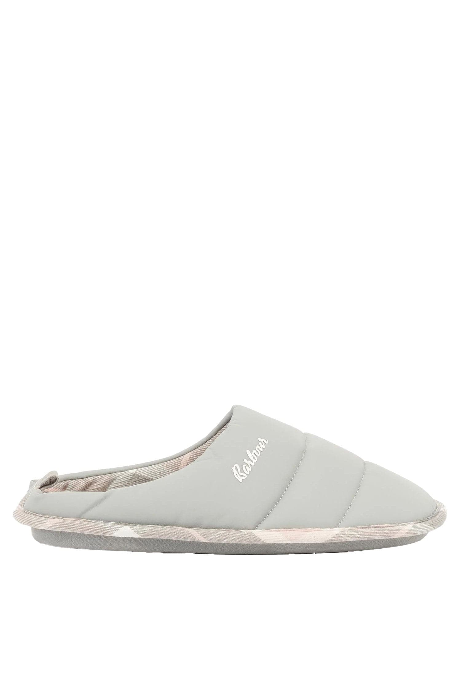 Barbour Scottie Quilted Slippers - Grey