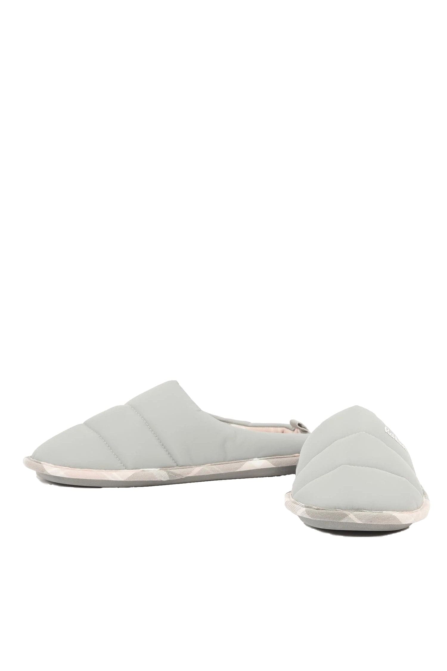 Barbour Scottie Quilted Slippers - Grey