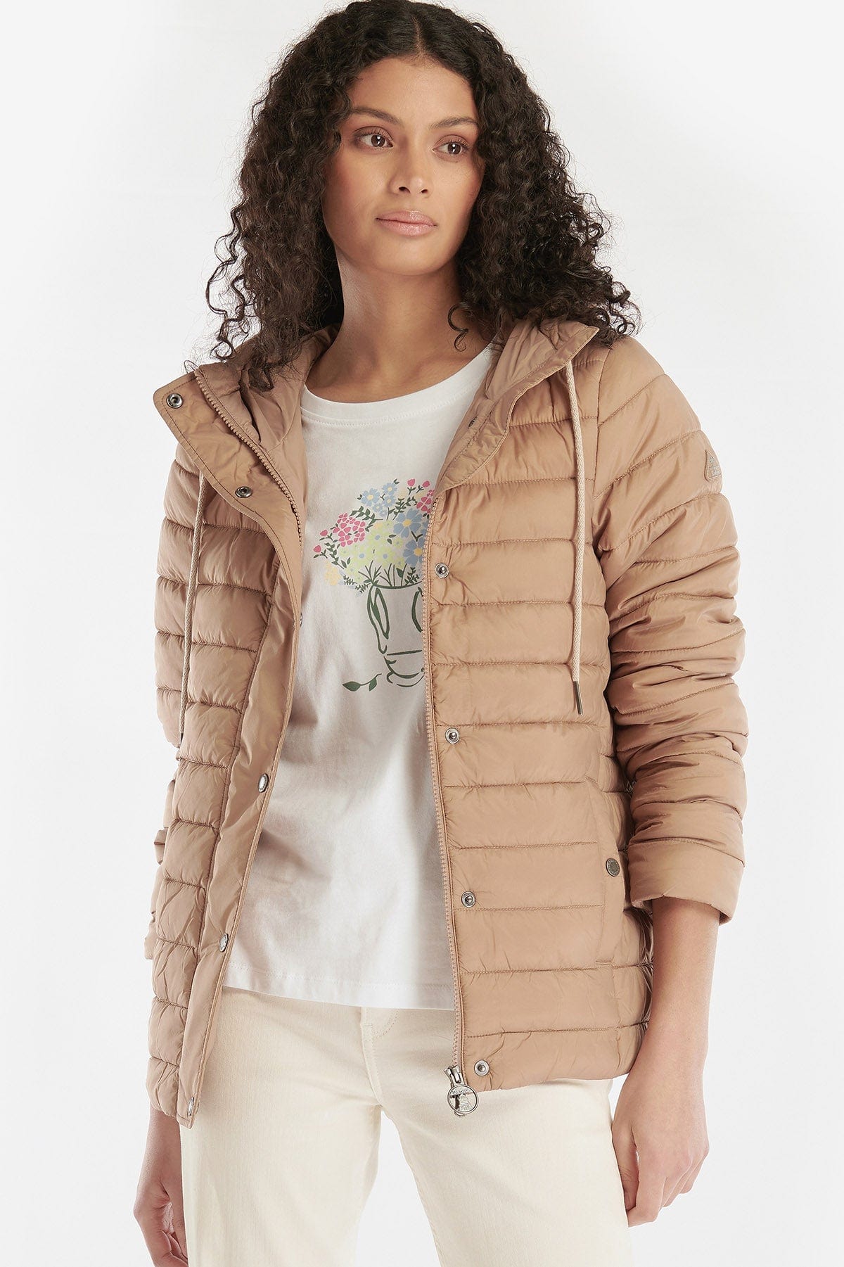 Barbour Seaholly Quilt - Dark Oyster