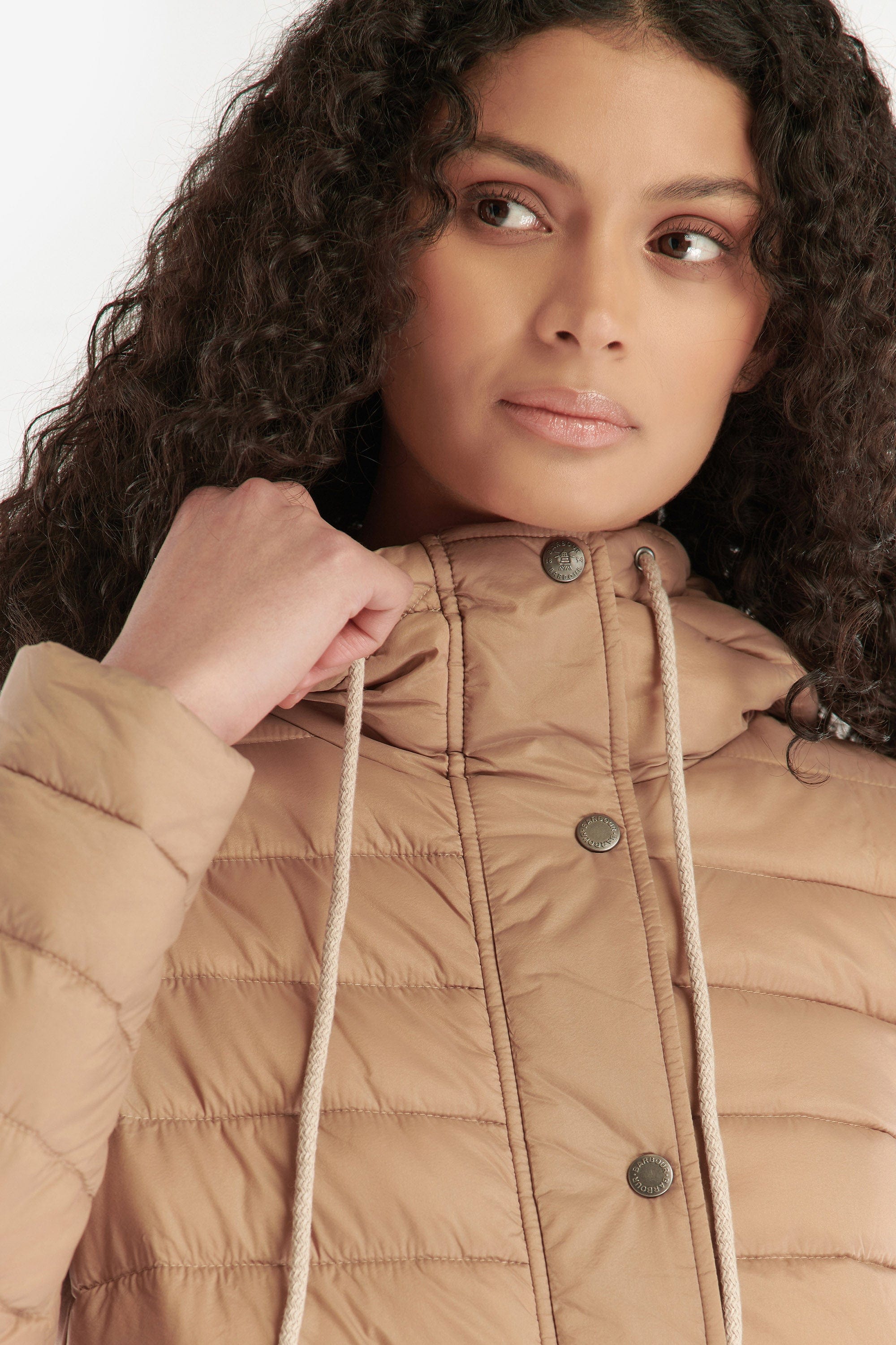 Barbour Seaholly Quilt - Dark Oyster