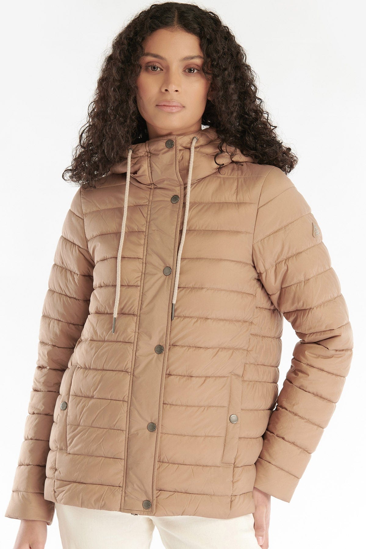 Barbour Seaholly Quilt - Dark Oyster