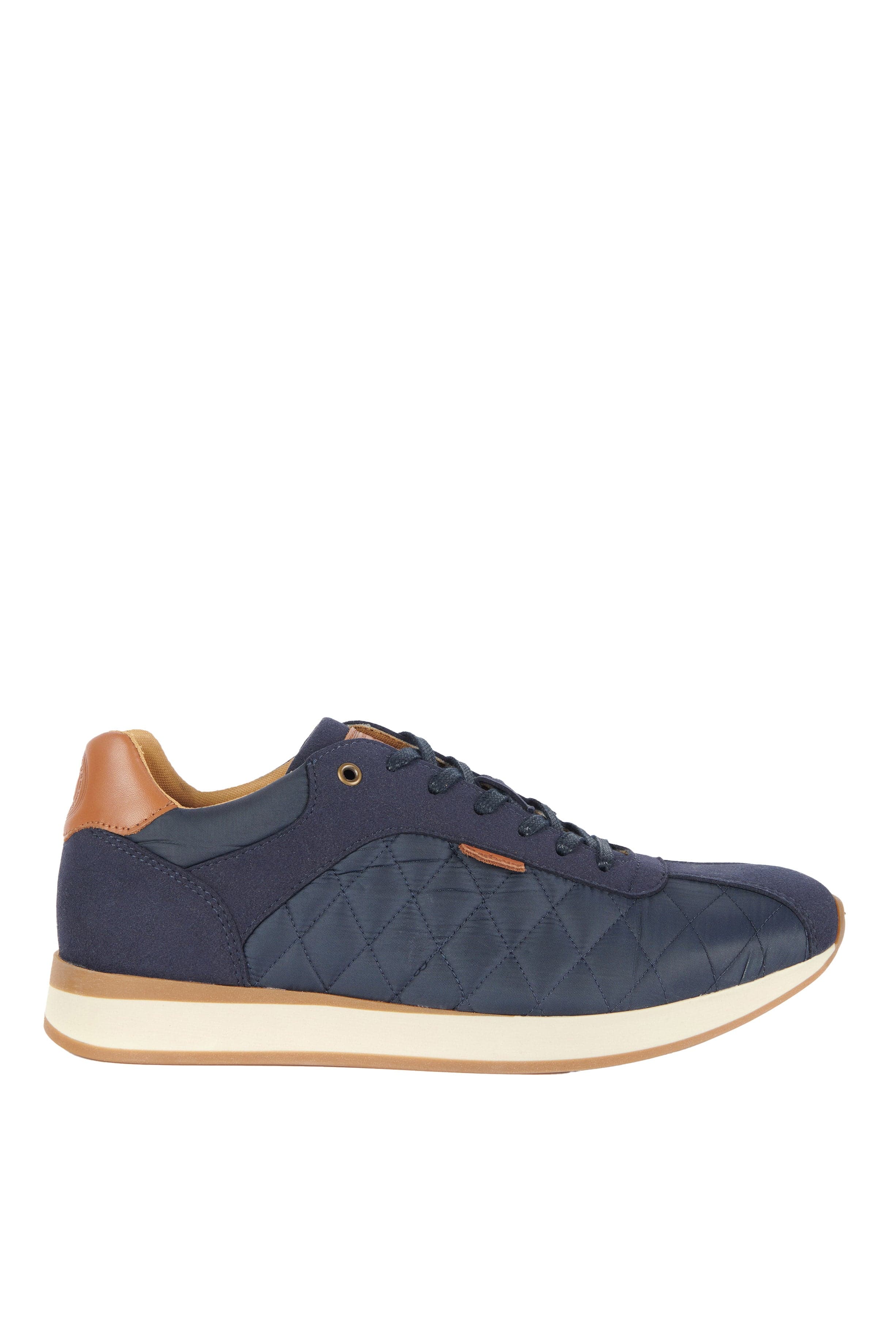 Barbour Seth Diamond Quilted Trainers - Navy