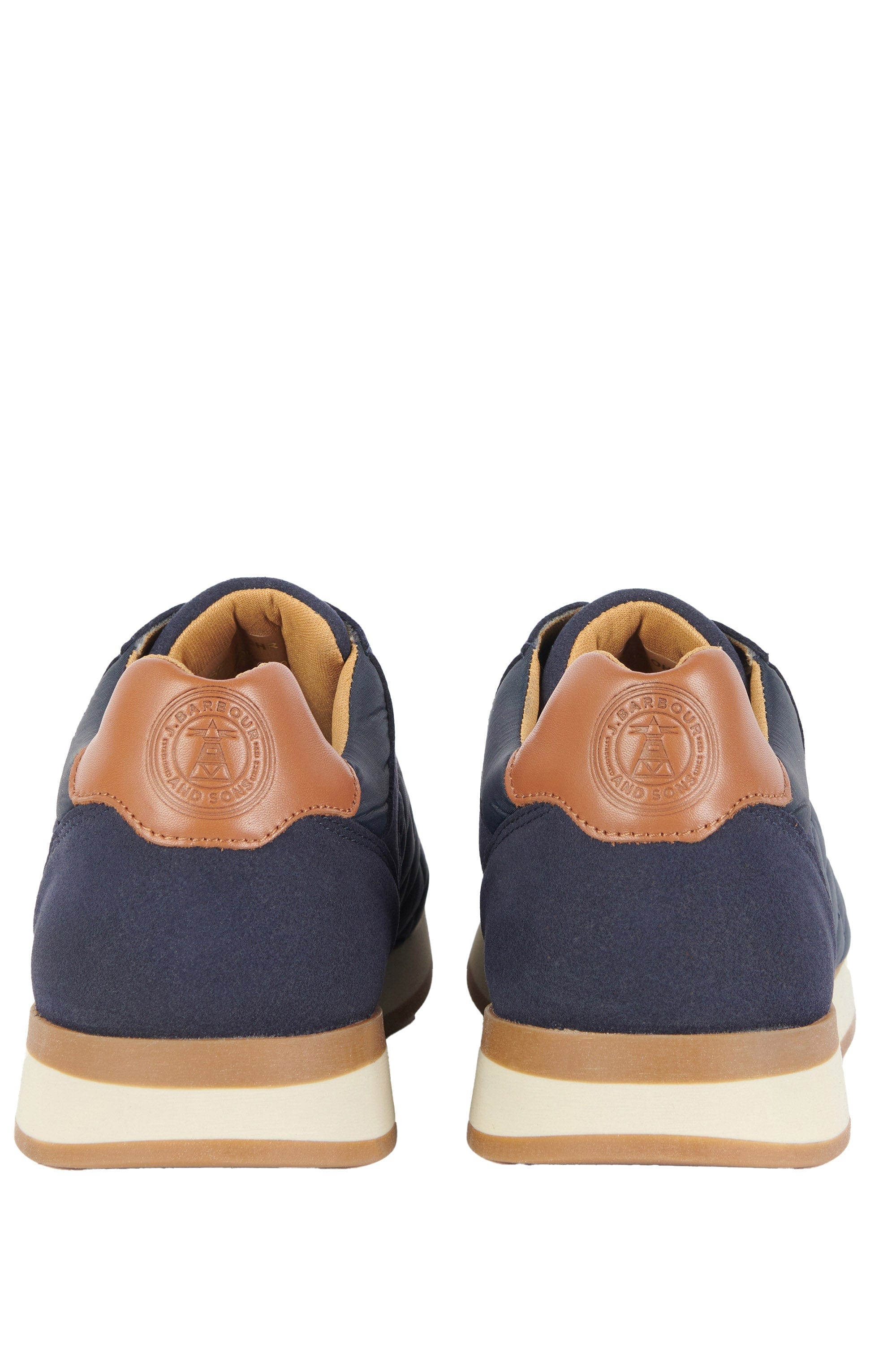 Barbour Seth Diamond Quilted Trainers - Navy