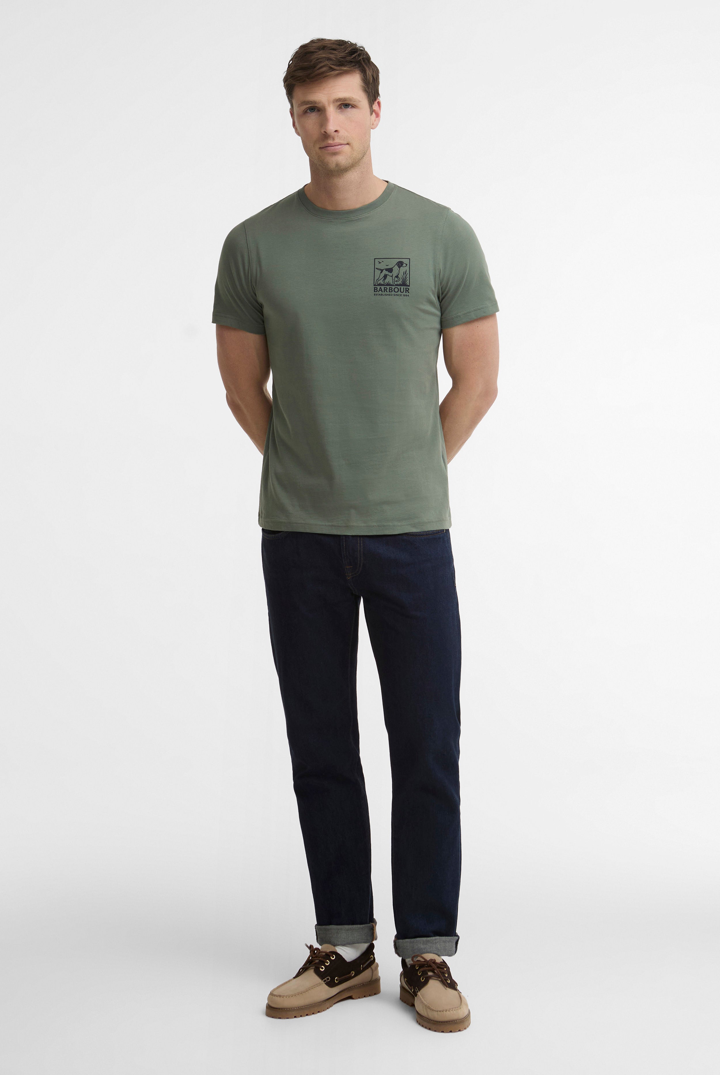 Barbour Setter T-Shirt - Agave Green