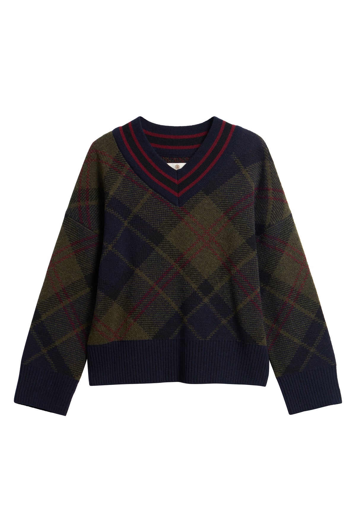 Barbour Shae Knit Jumper - Shadow Classic Tartan