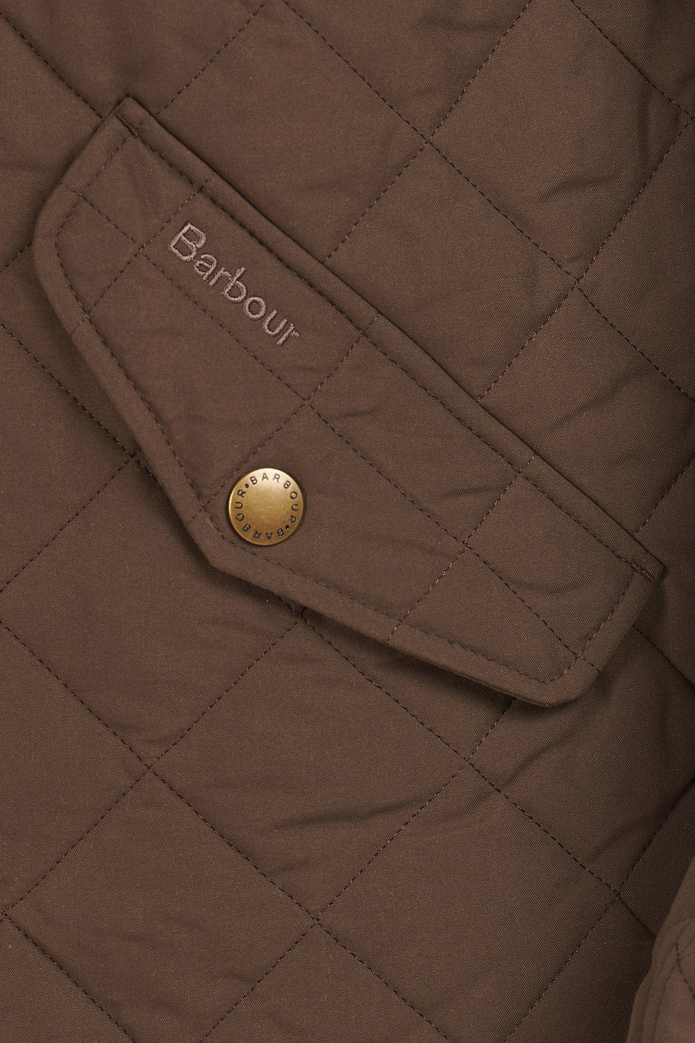 Barbour Shoveler Quilted Jacket - Dark Olive