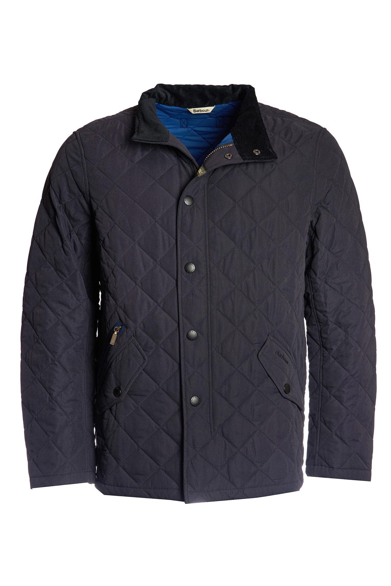 Barbour Shoveler Quilted Jacket - Navy