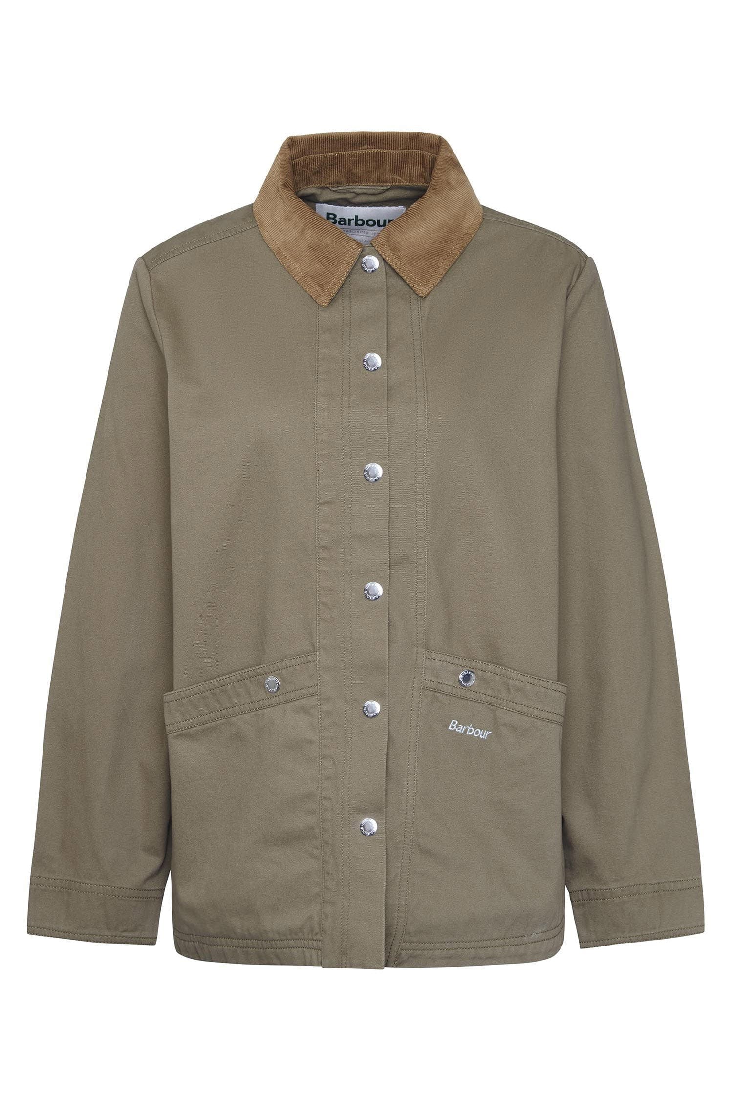 Barbour Sonnie Cotton Twill Casual Jacket - Dusky Green