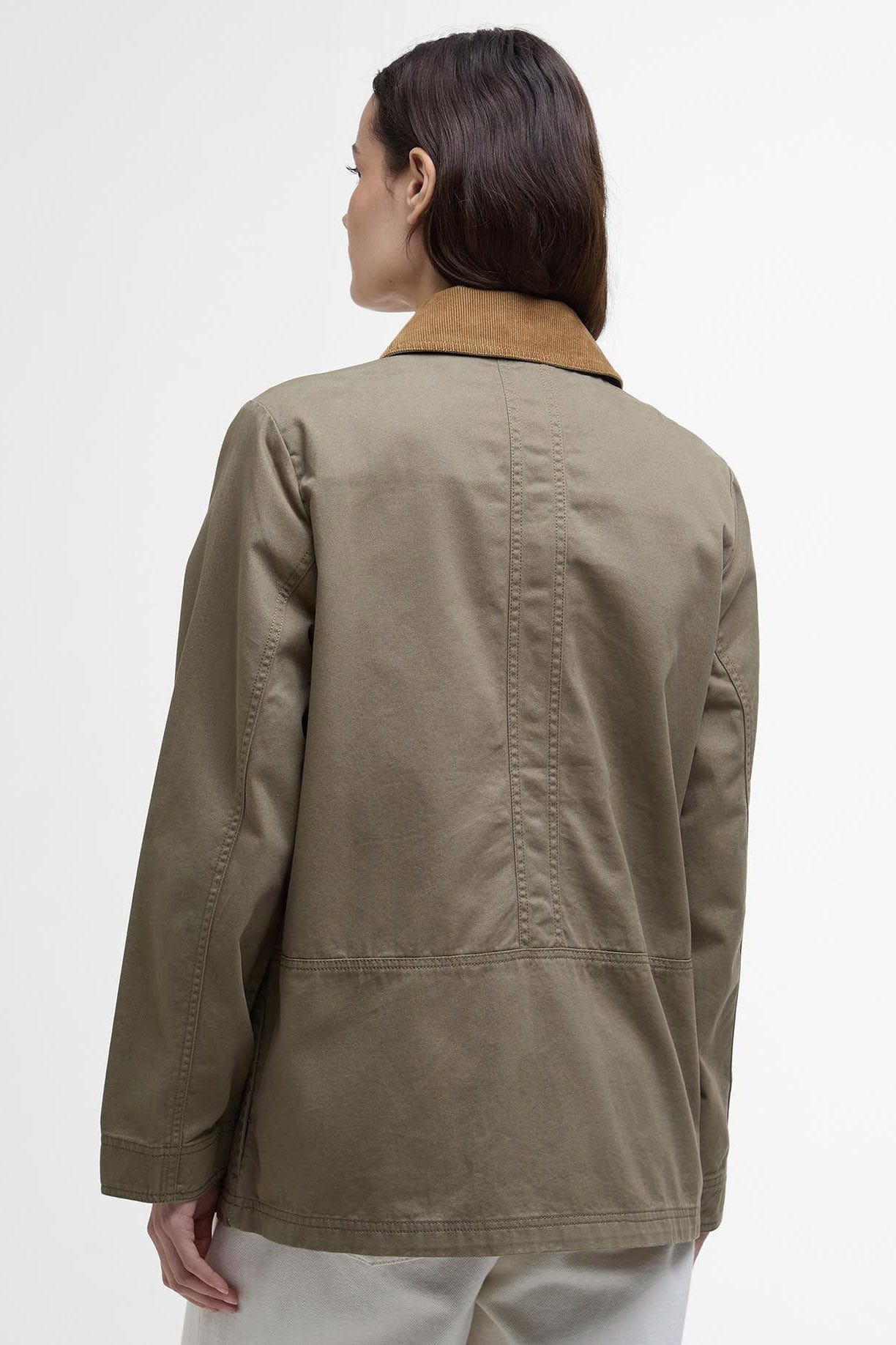 Barbour Sonnie Cotton Twill Casual Jacket - Dusky Green