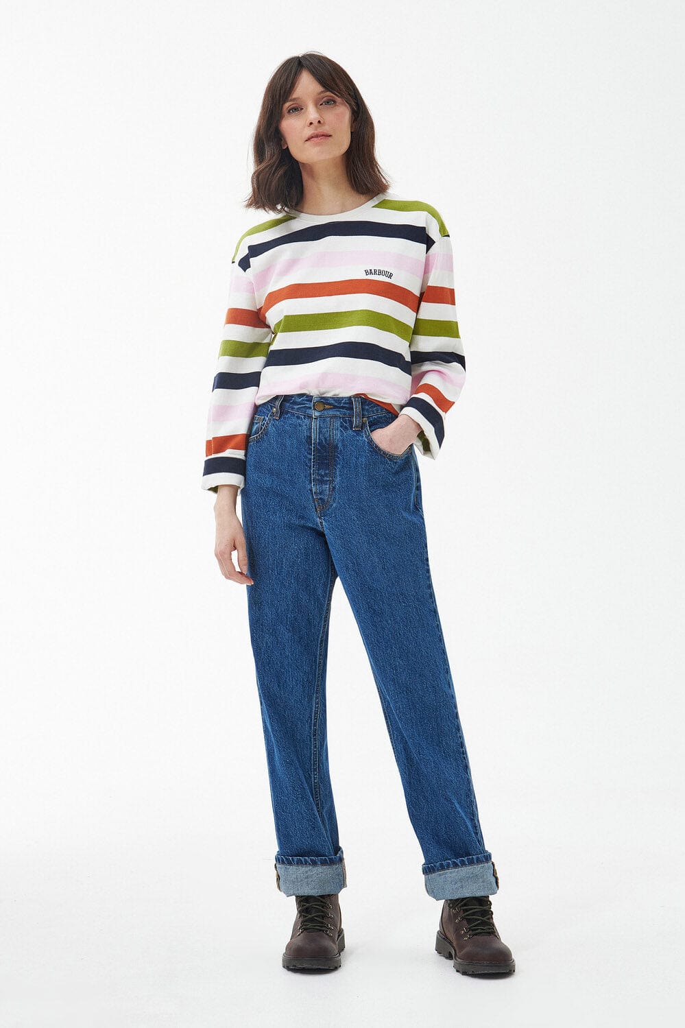 Barbour Southport Long Sleeve Top - Multi Stripe