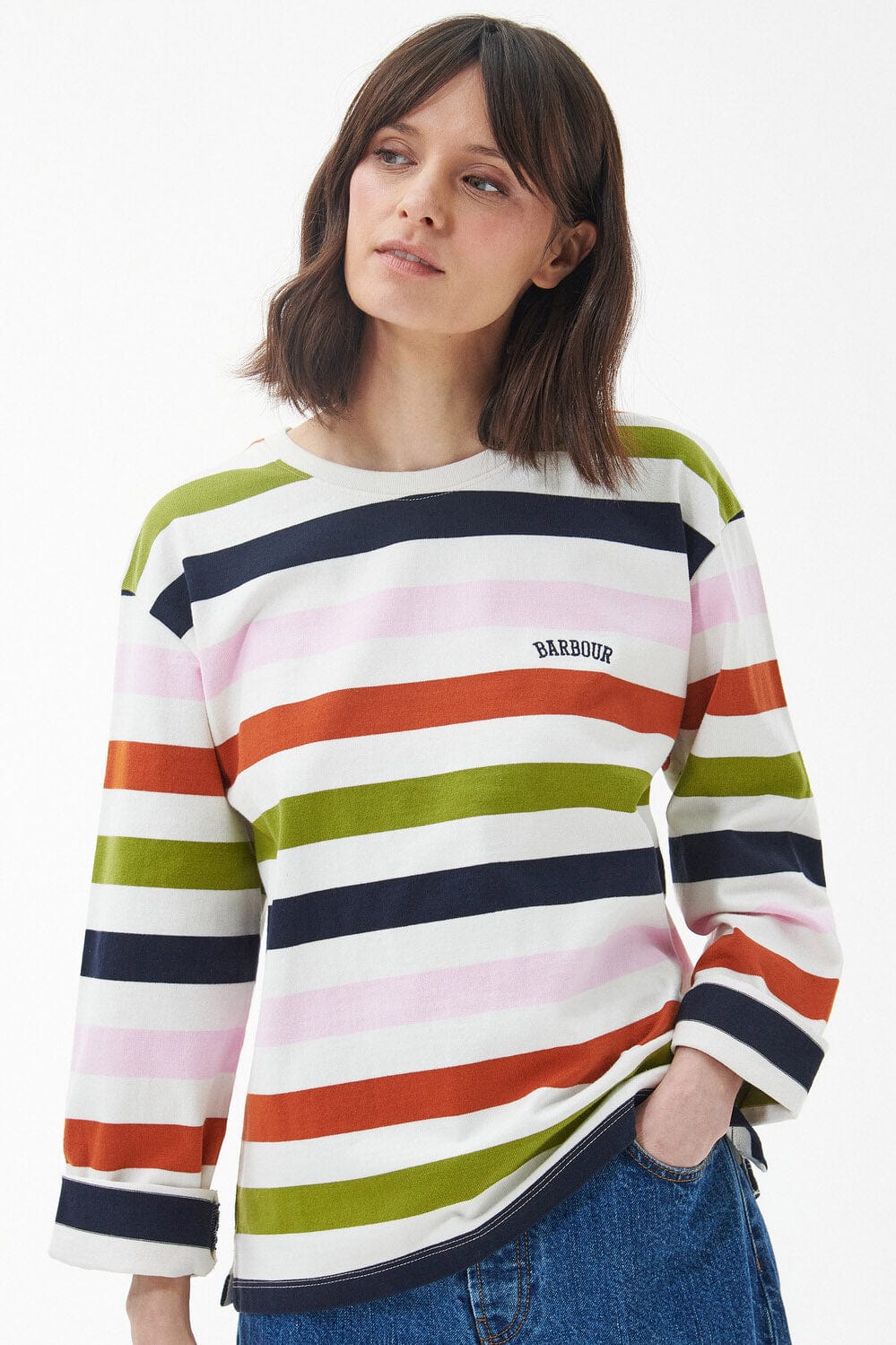 Barbour Southport Long Sleeve Top - Multi Stripe