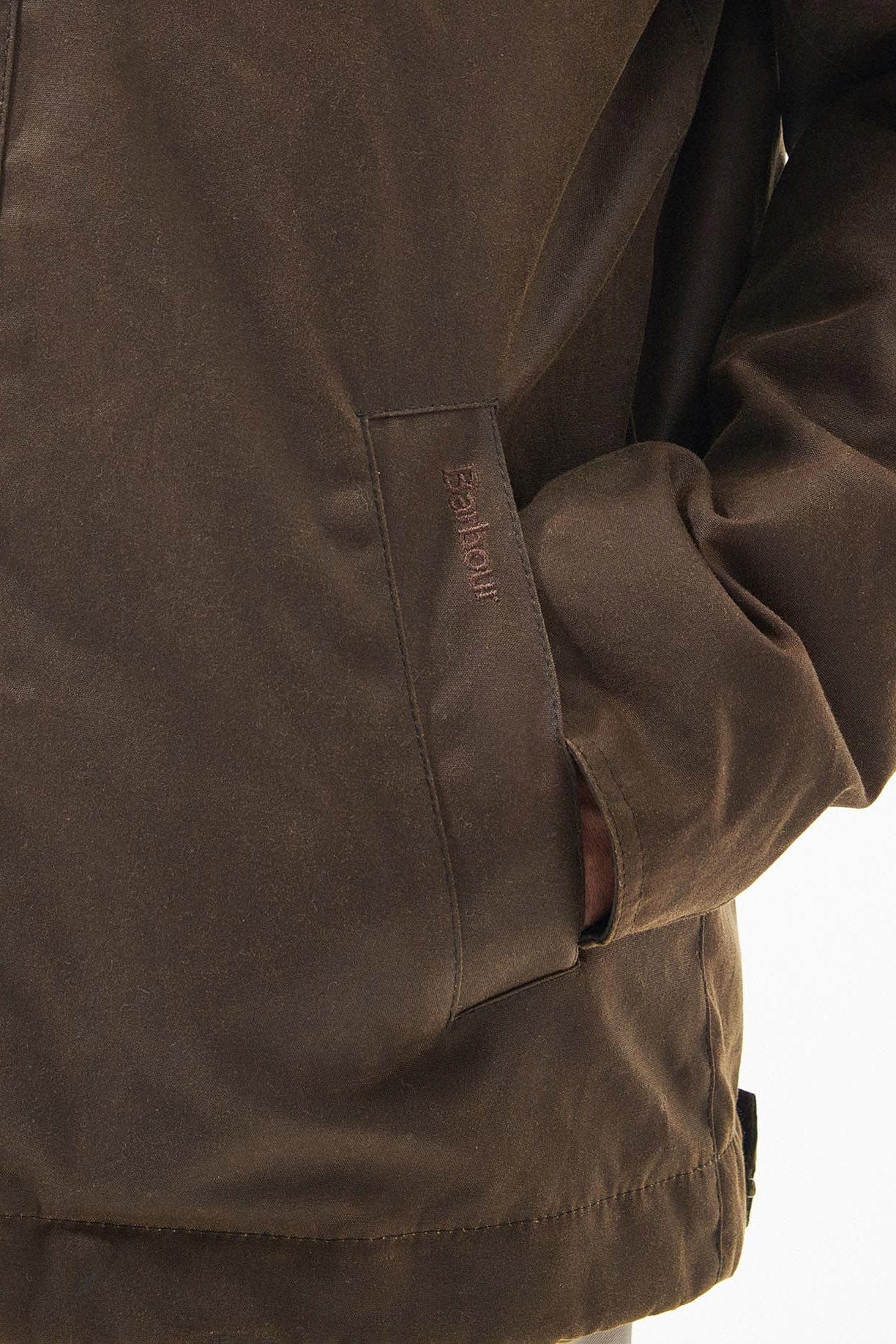 Barbour Spen Wax Jacket - Brown