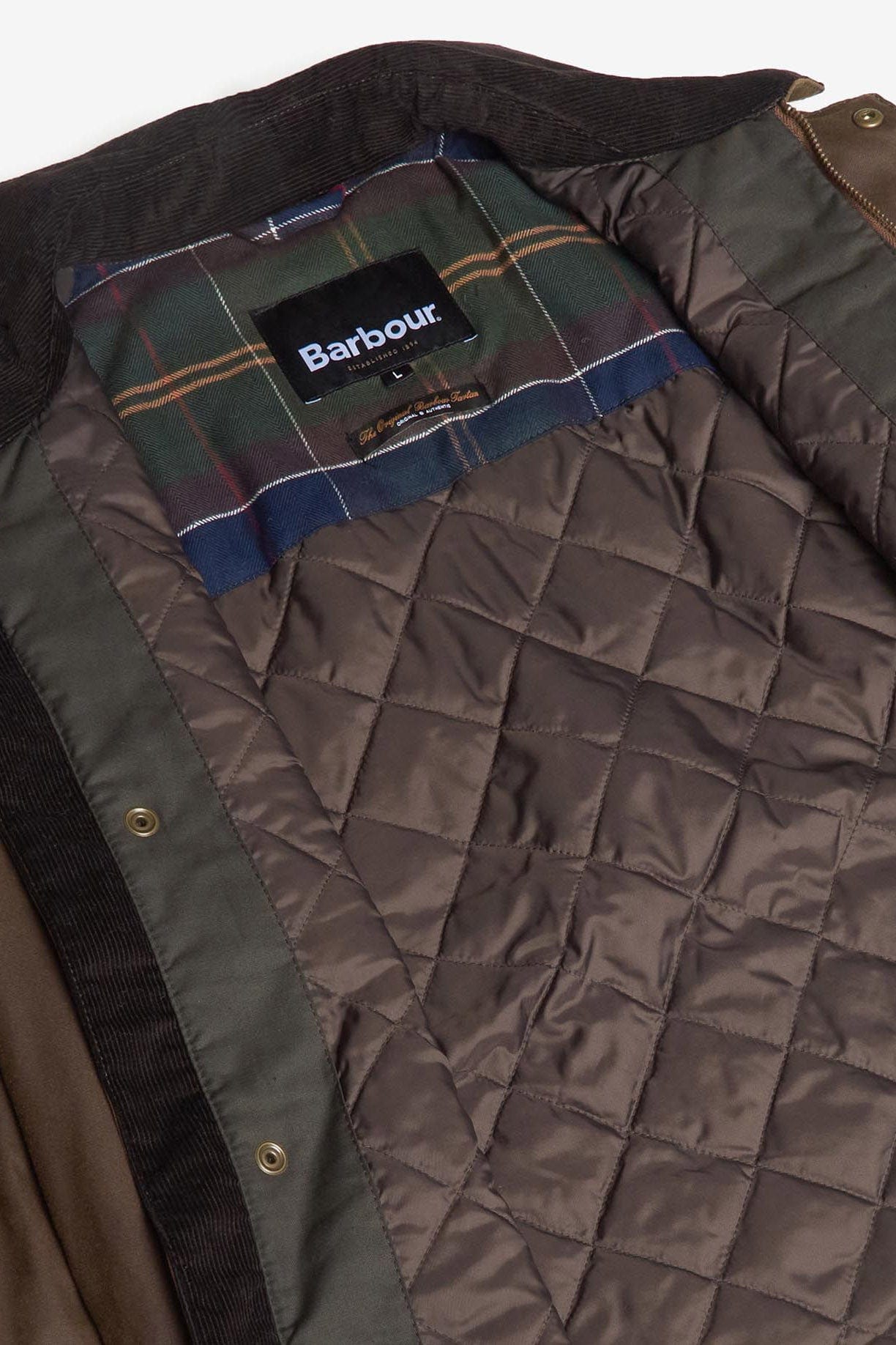 Barbour Spen Wax Jacket - Brown